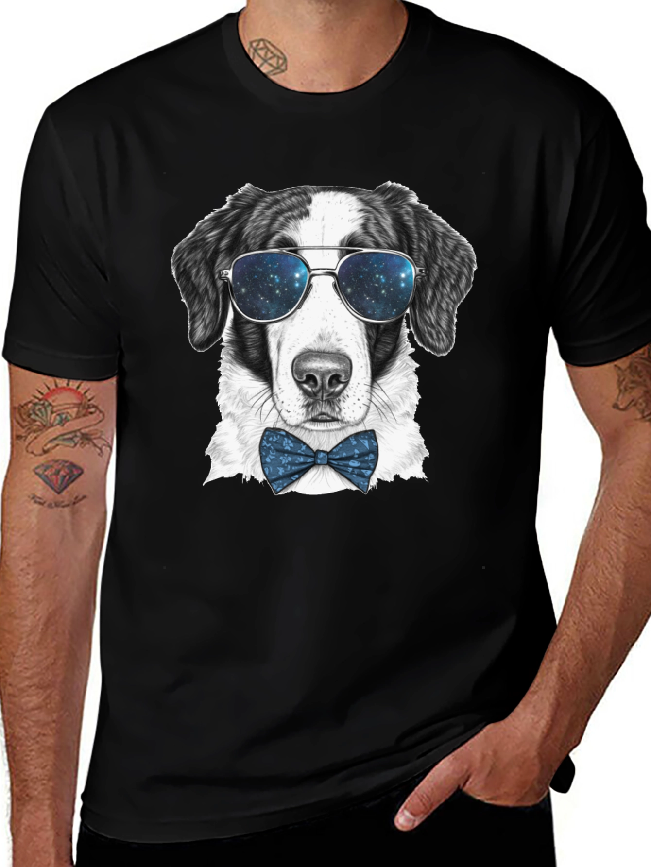 Cool Dog with Glasses T-Shirt