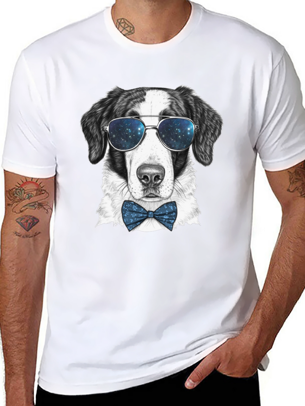 Cool Dog with Glasses T-Shirt