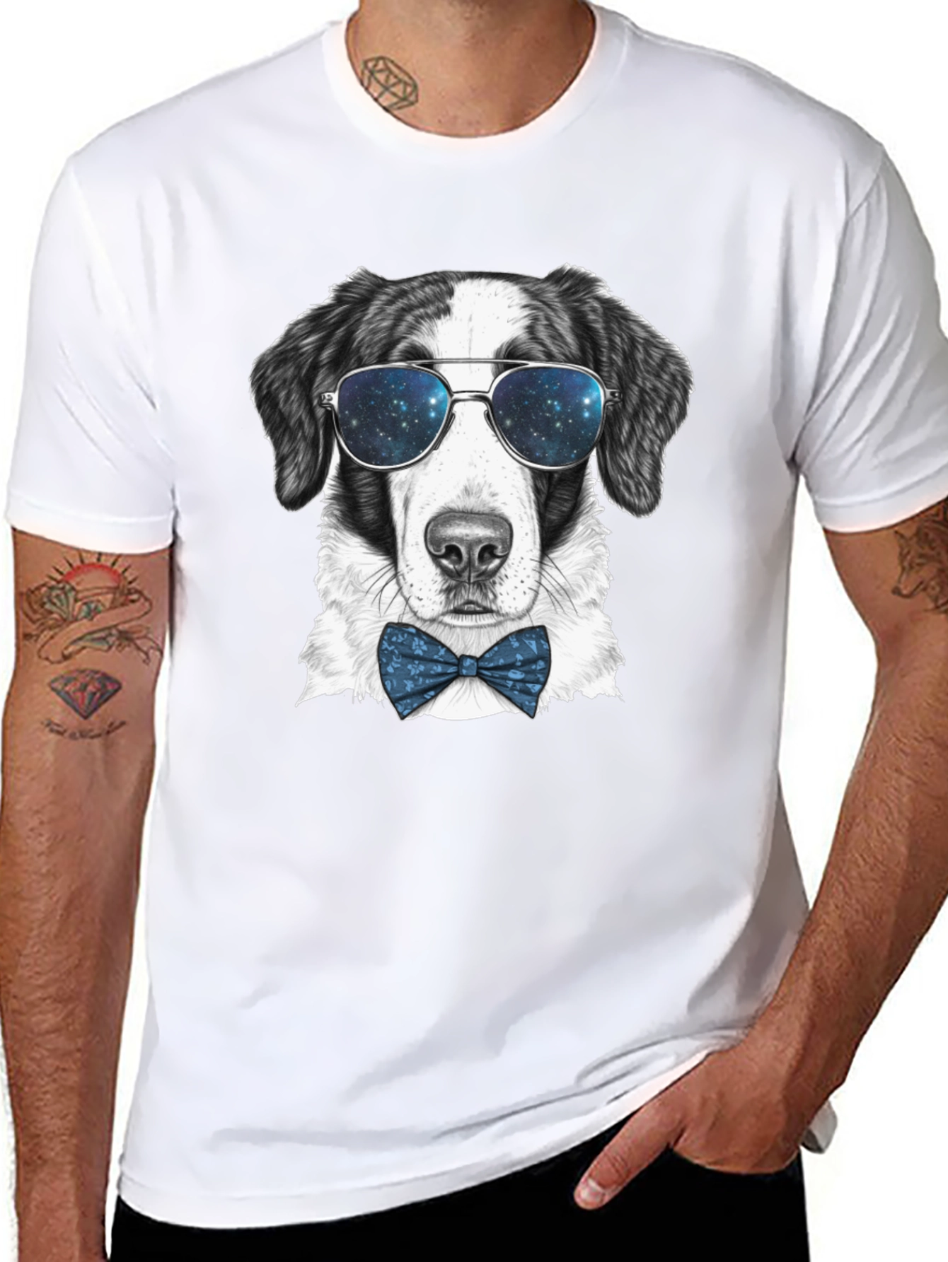 Cool Dog with Glasses T-Shirt