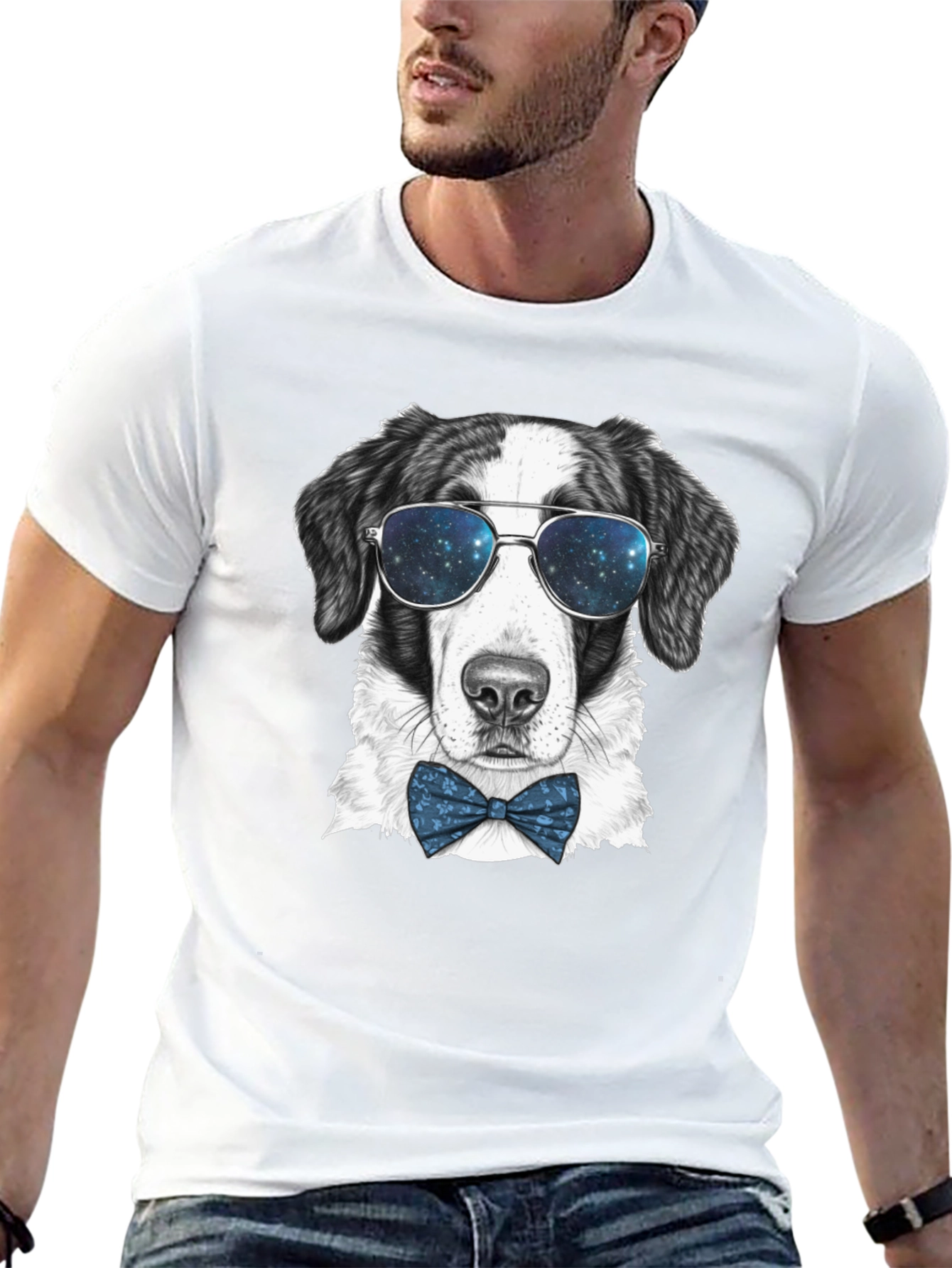 Cool Dog with Glasses T-Shirt