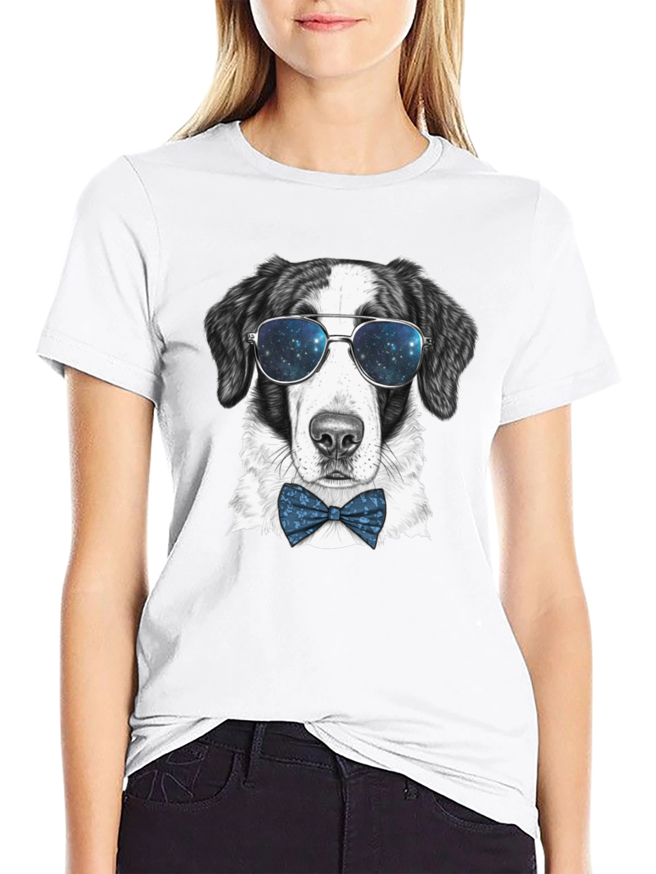 Cool Dog with Glasses T-Shirt