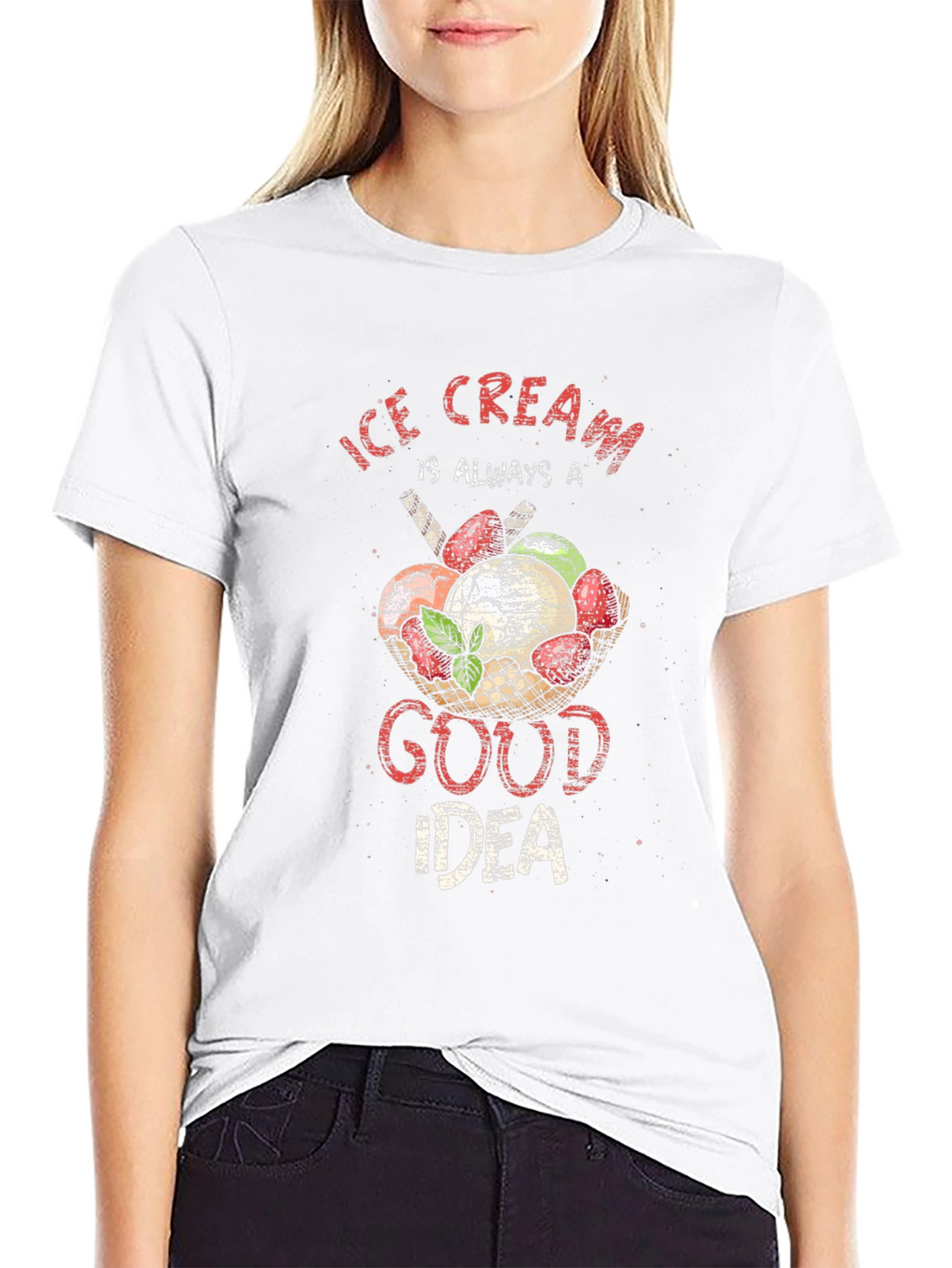 Ice Cream Good Idea Graphic Tee - Unisex