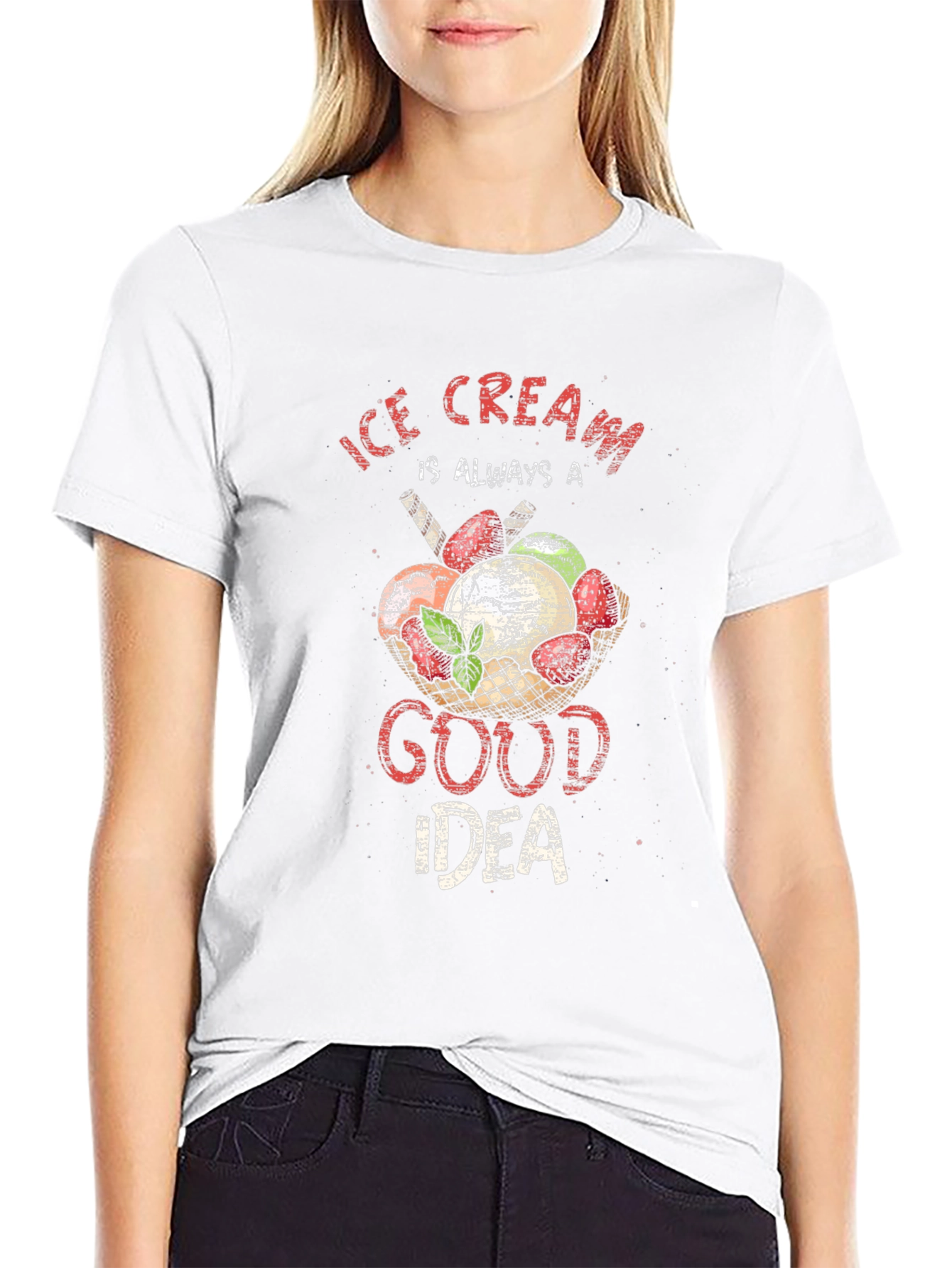 Ice Cream Good Idea Graphic Tee - Unisex