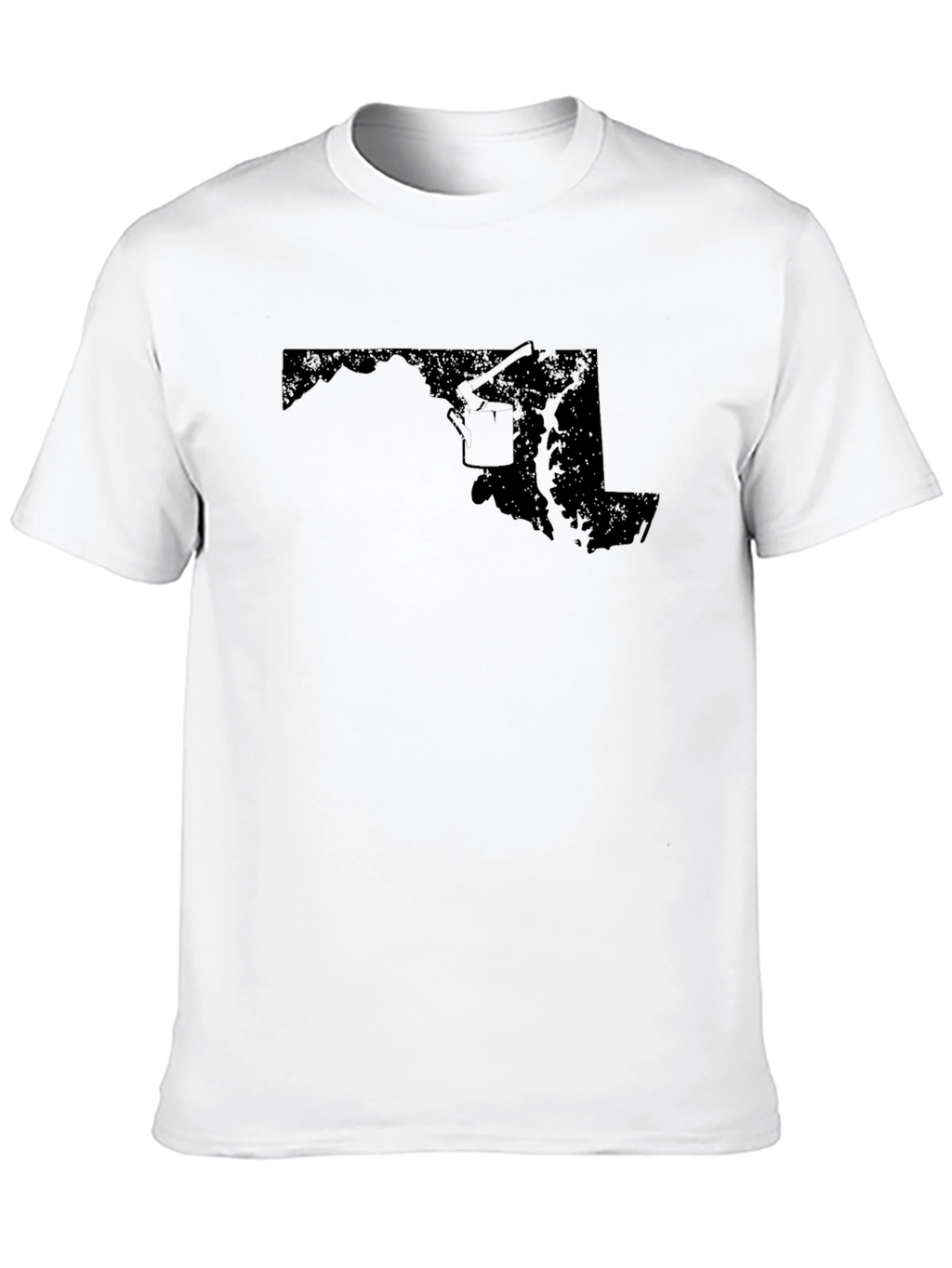 Maryland State Pride Graphic T-Shirt - Black