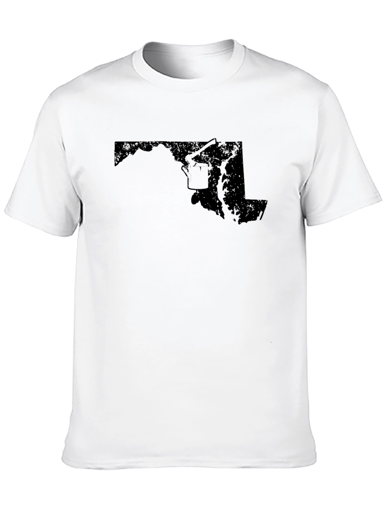 Maryland State Pride Graphic T-Shirt - Black
