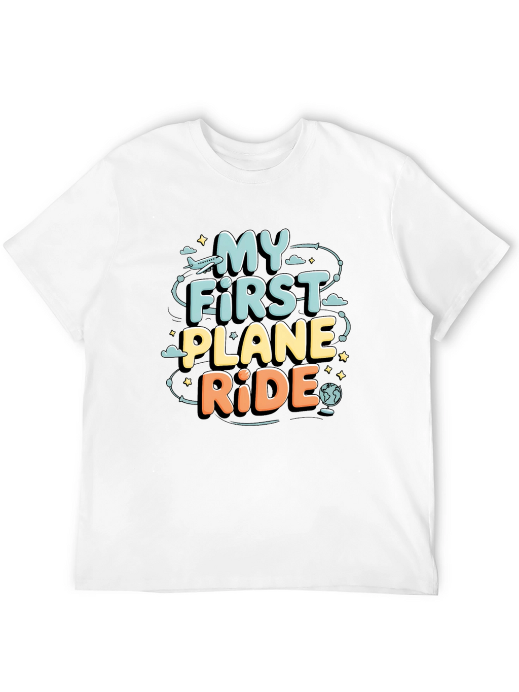 My First Plane Ride Graphic Tee - Travel T-Shirt