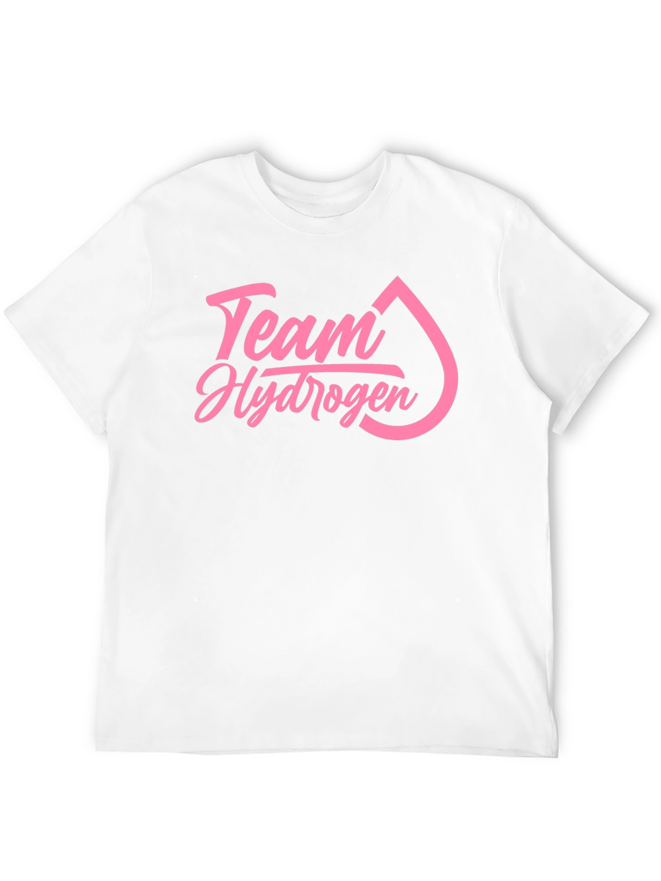 Team Hydrogen T-Shirt - Pink Graphic Print