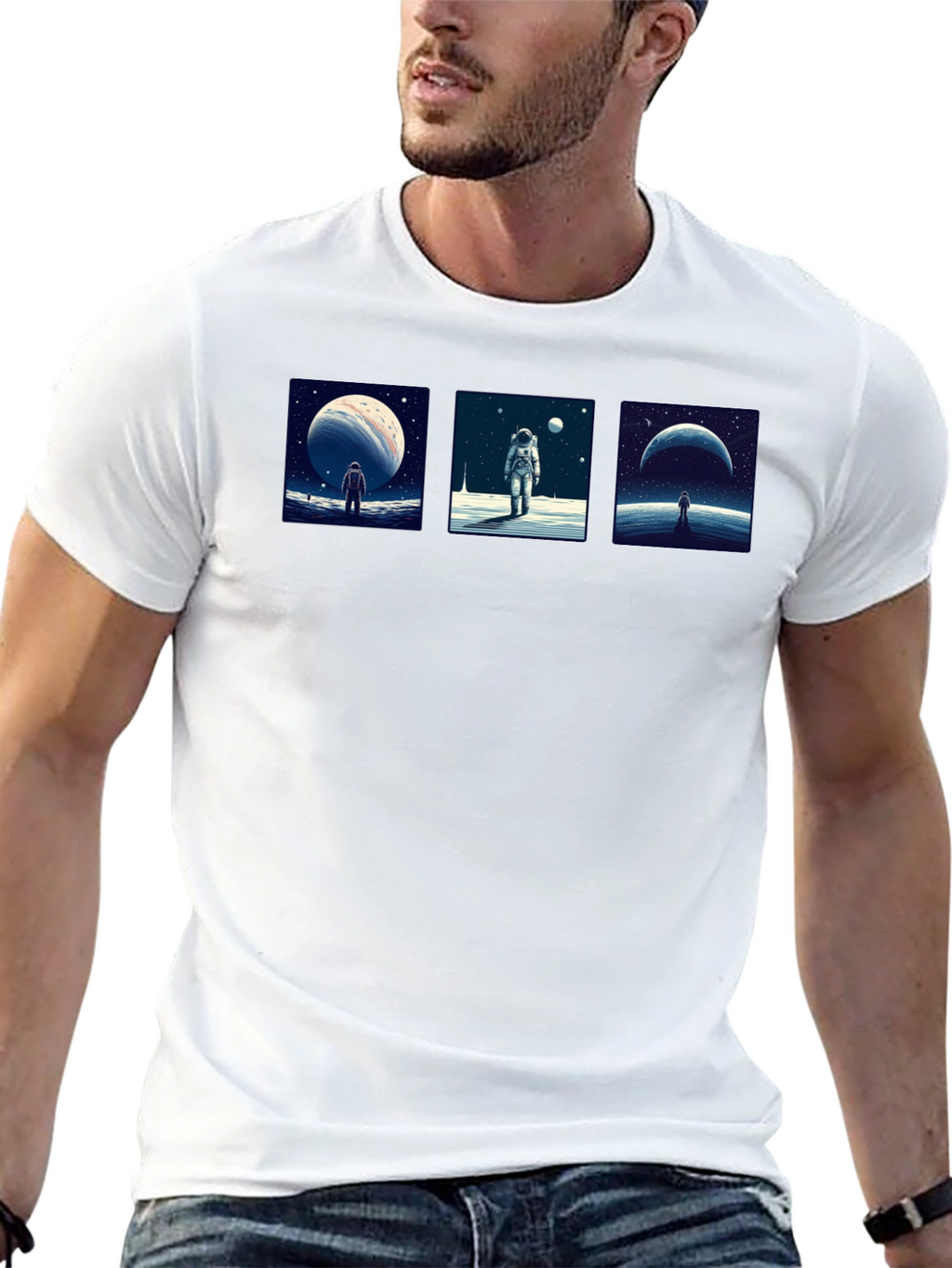 Astronaut Graphic Tee - Space Explorer