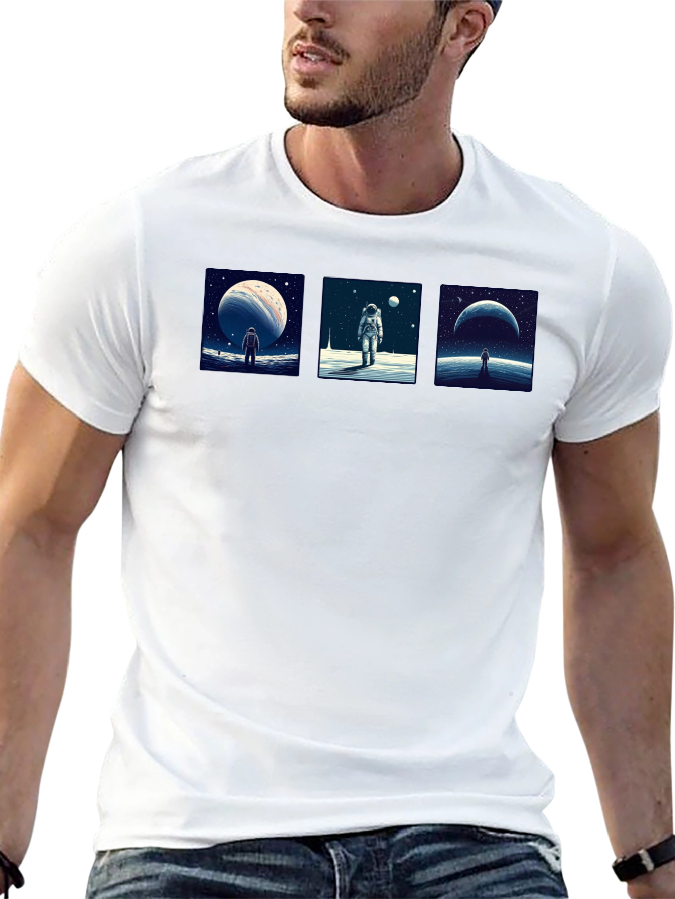 Astronaut Graphic Tee - Space Explorer