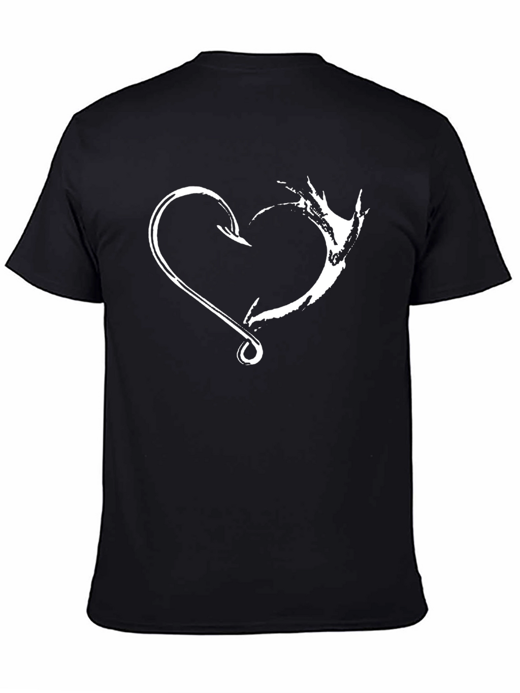 Fishing & Hunting Heart T-Shirt - Outdoors Tee