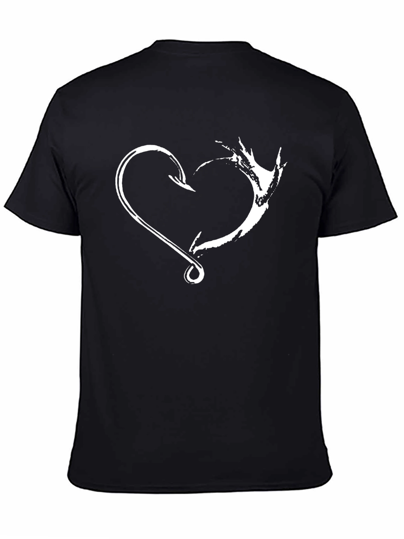 Fishing & Hunting Heart T-Shirt - Outdoors Tee