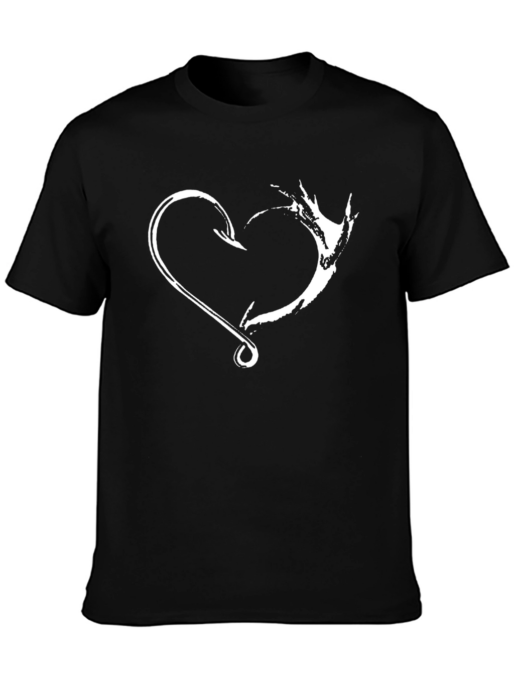 Fishing & Hunting Heart T-Shirt - Outdoors Tee