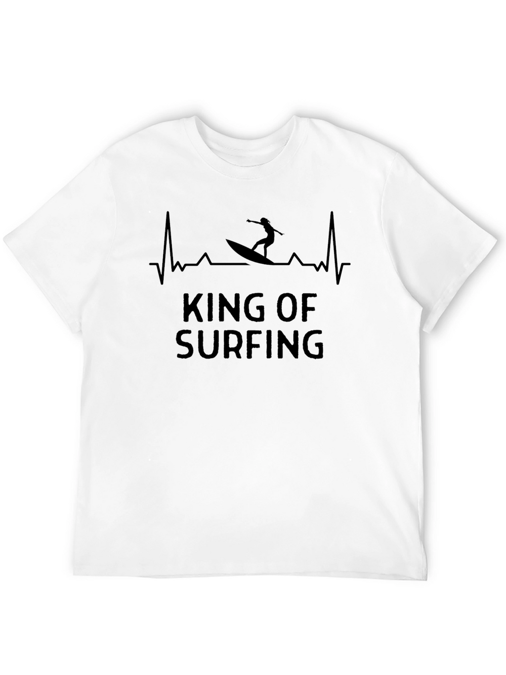 King of Surfing Black T-Shirt