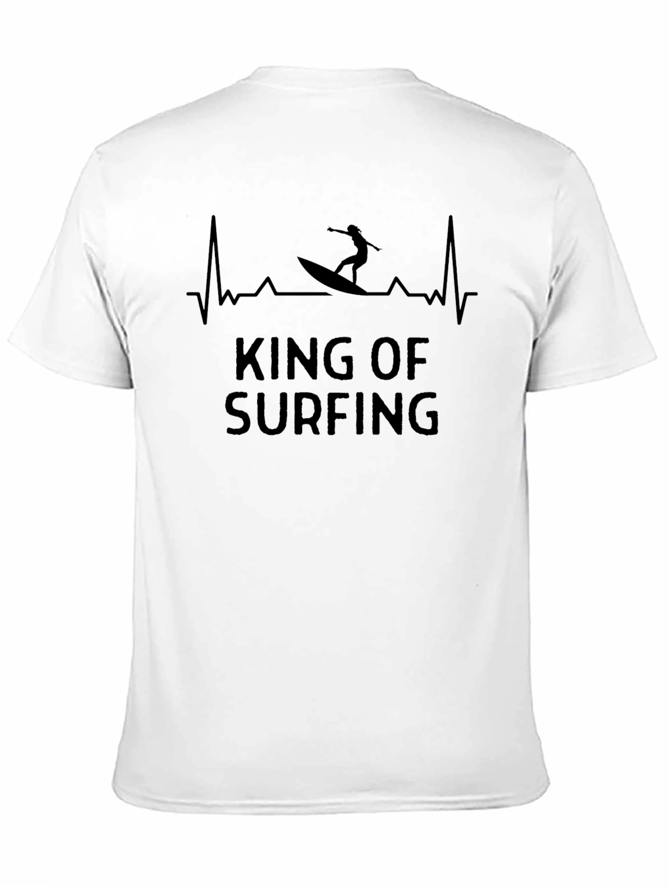 King of Surfing Black T-Shirt