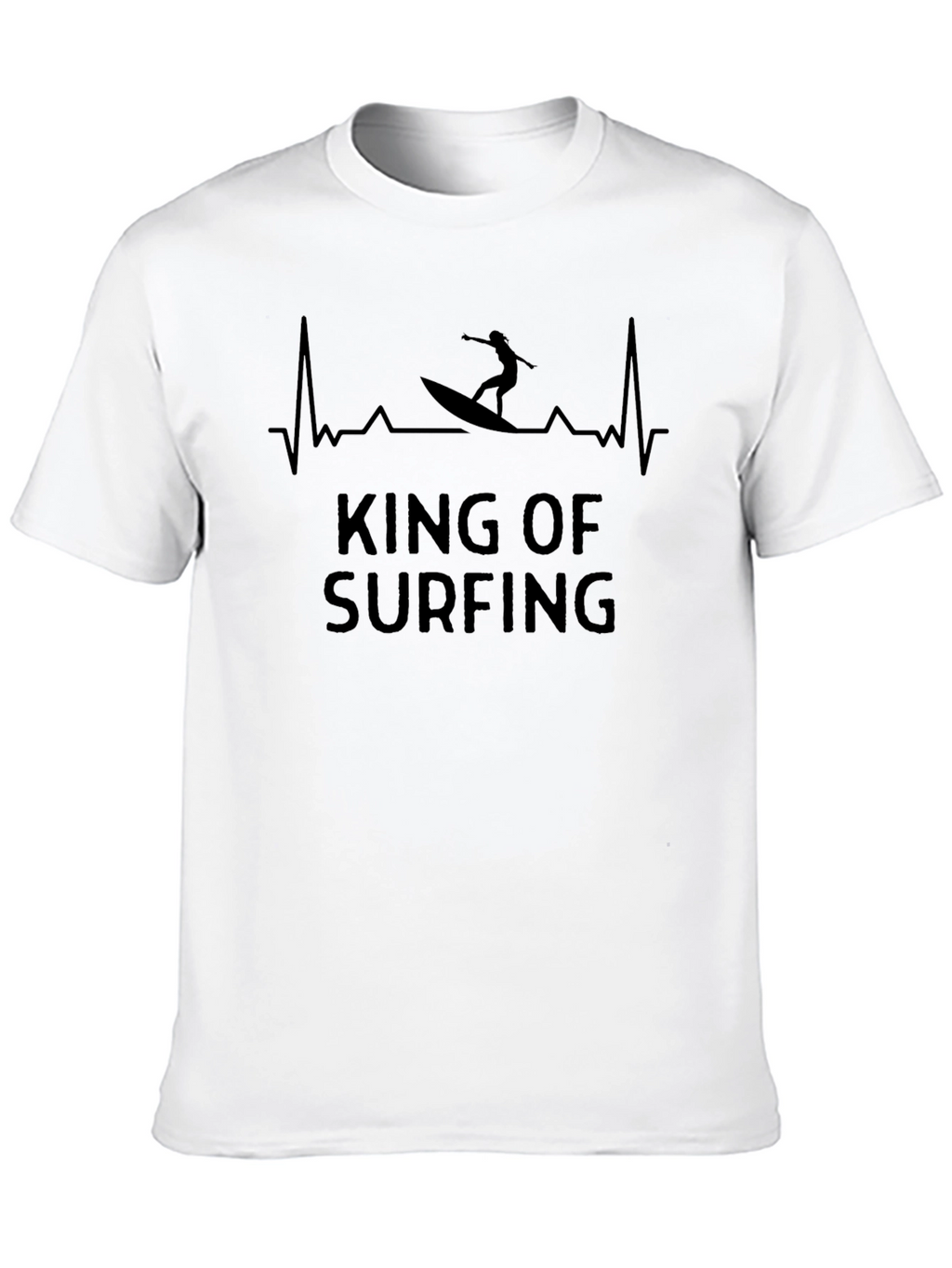 King of Surfing Black T-Shirt