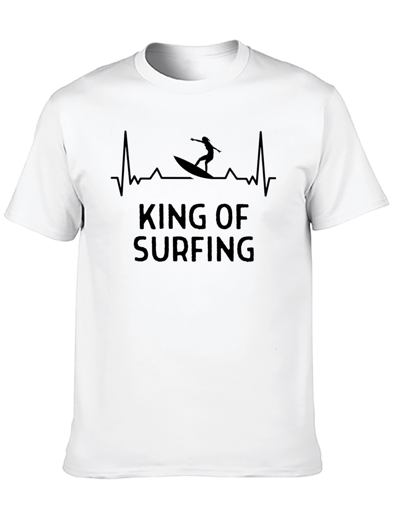 King of Surfing Black T-Shirt