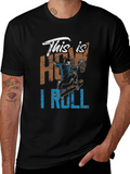 This is How I Roll Skateboarder Graphic Tee