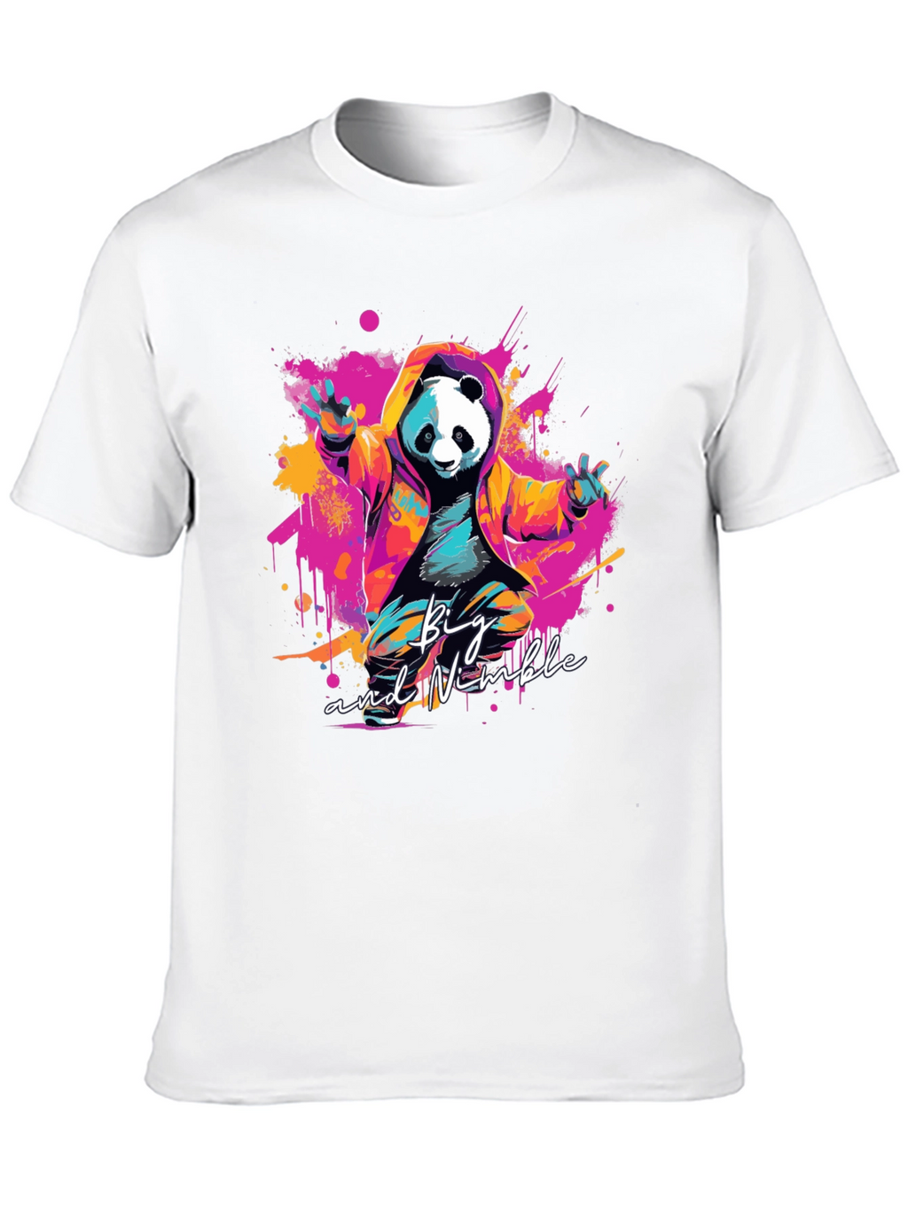 Big & Nimble Panda Graphic T-Shirt