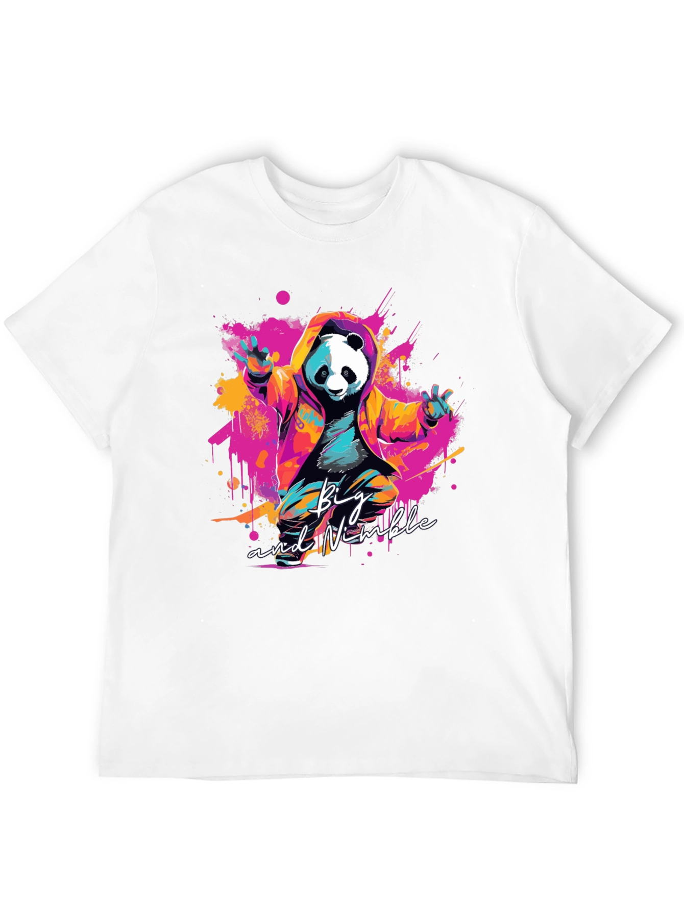 Big & Nimble Panda Graphic T-Shirt