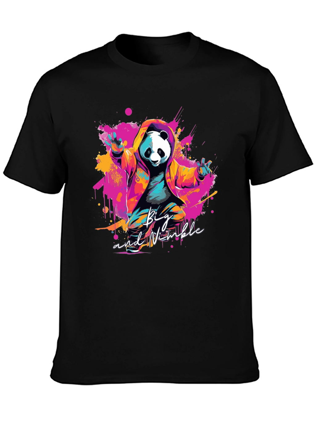 Big & Nimble Panda Graphic T-Shirt