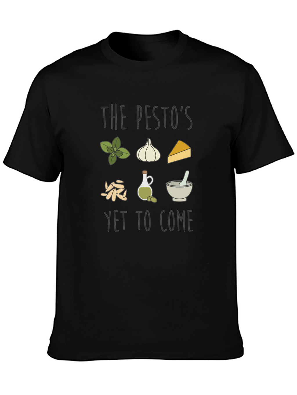 The Pestos Yet To Come Black Graphic T-Shirt