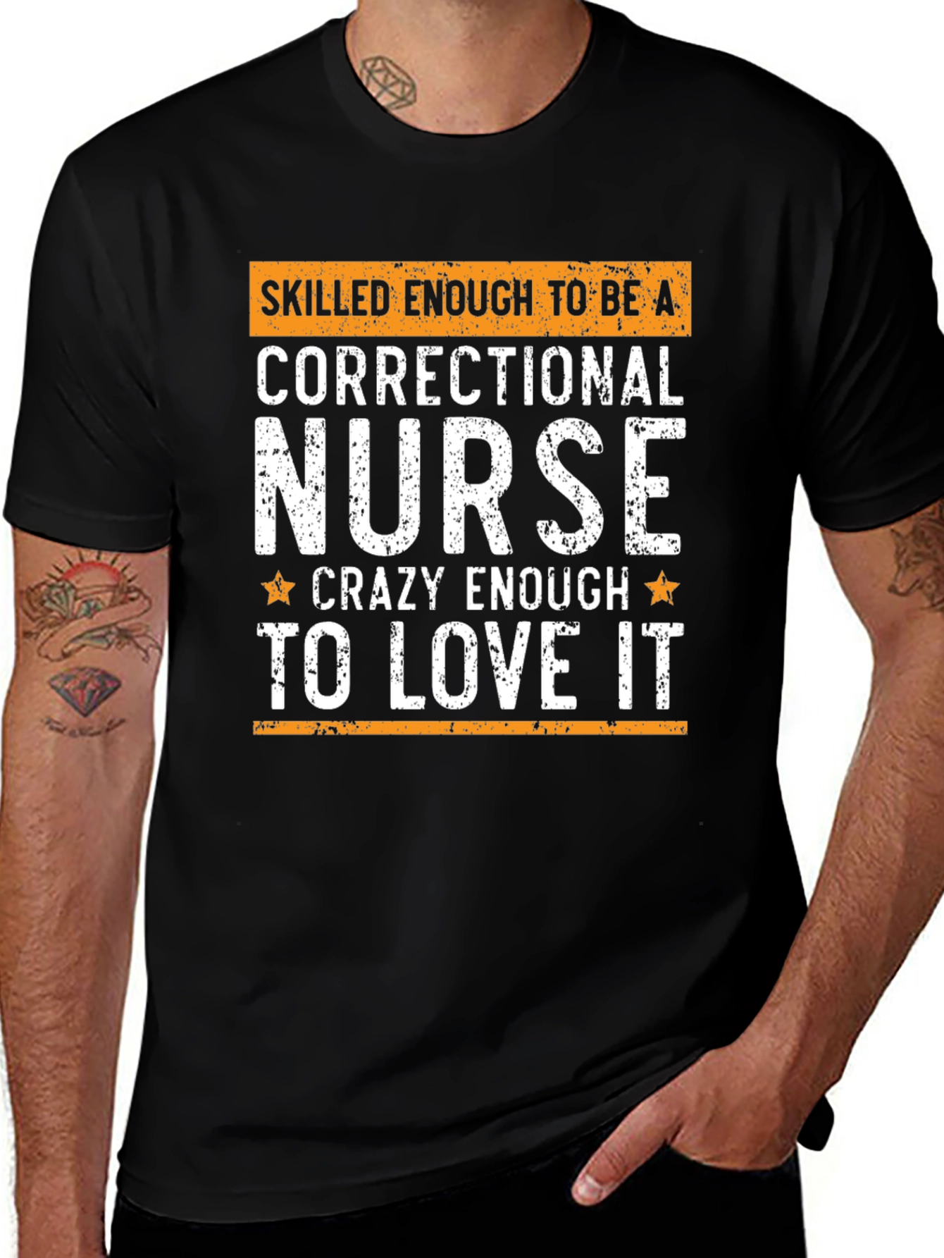 Correctional Nurse T-Shirt Crazy Enough to Love It