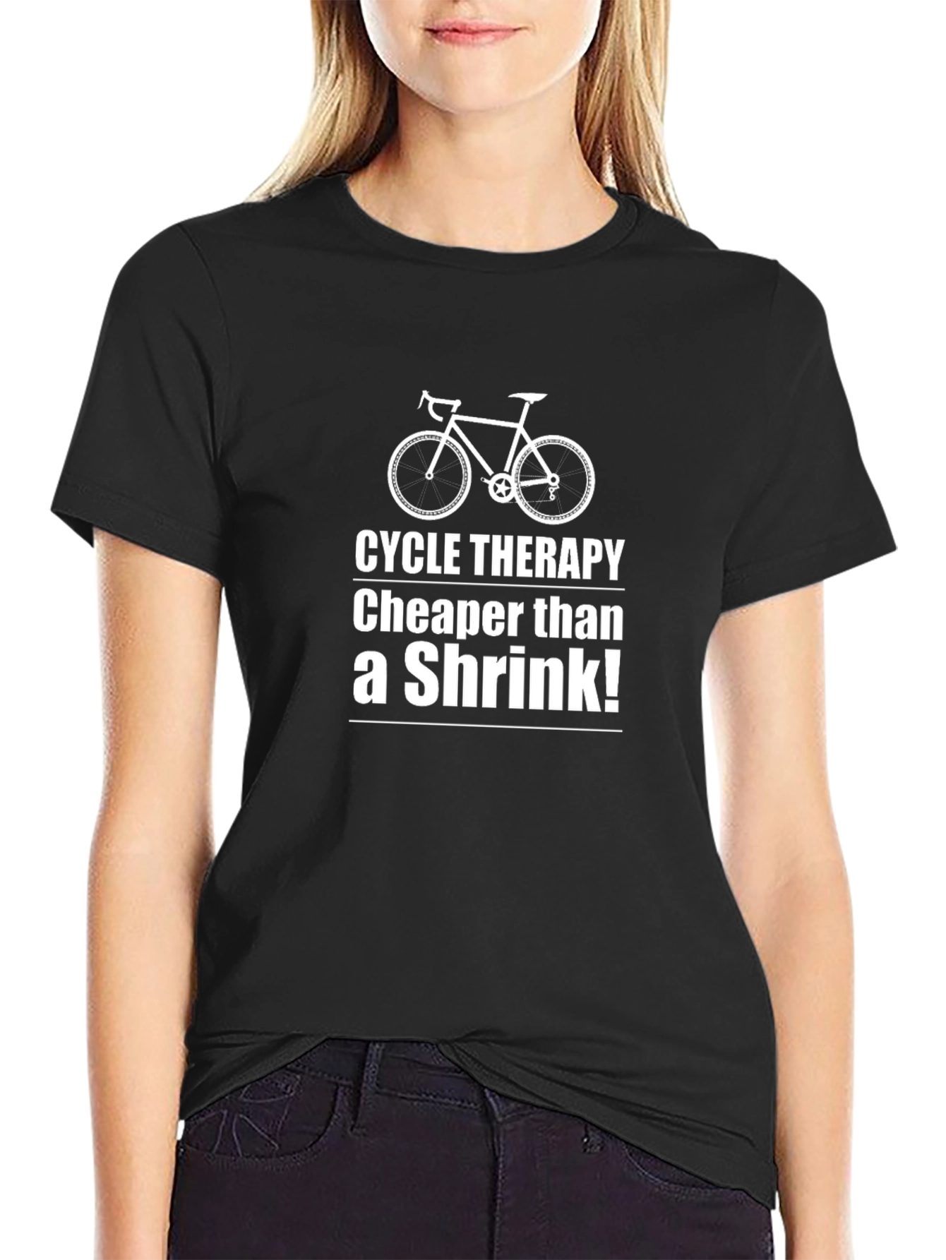 Cycle Therapy T-Shirt - Cheaper Than a Shrink Tee