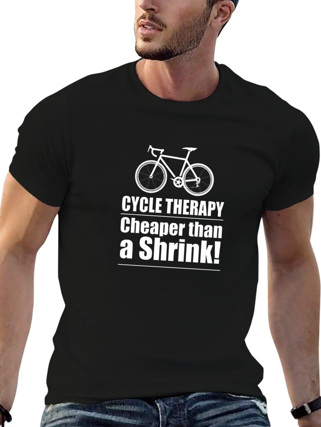 Cycle Therapy T-Shirt - Cheaper Than a Shrink Tee