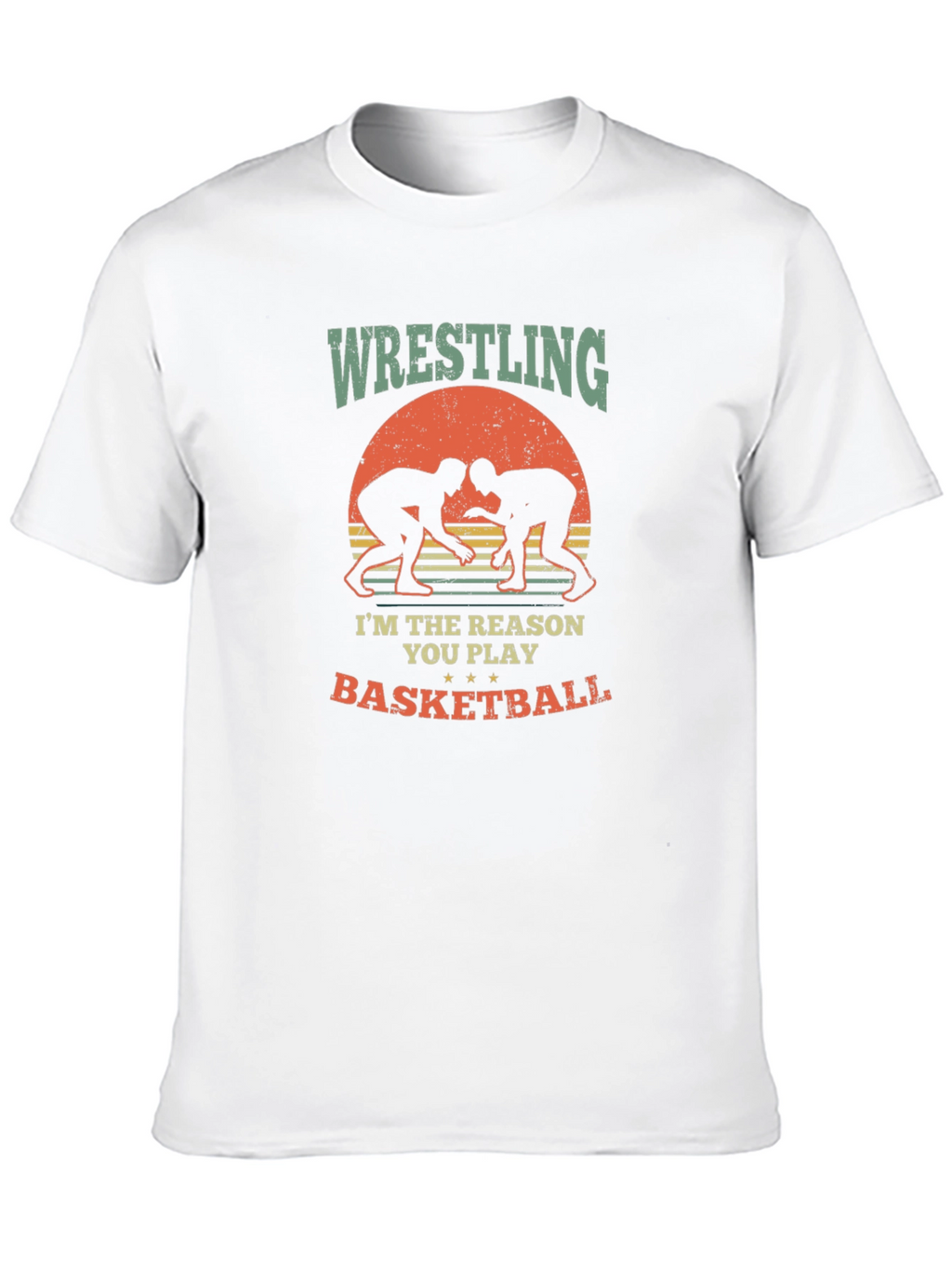 Wrestling Basketball Reason Graphic Tee