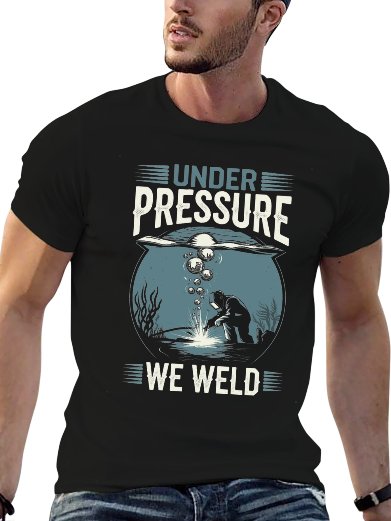 Under Pressure We Weld T-Shirt