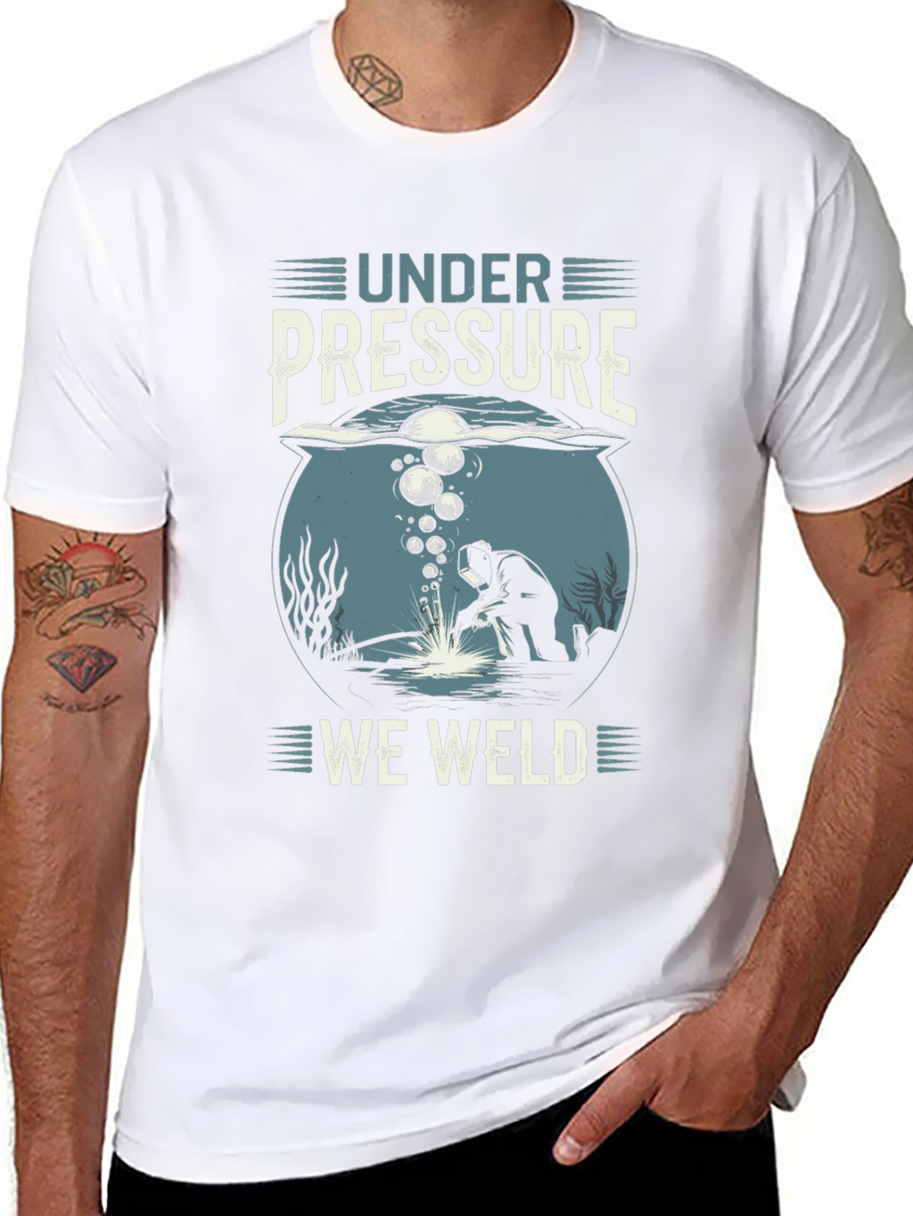 Under Pressure We Weld T-Shirt