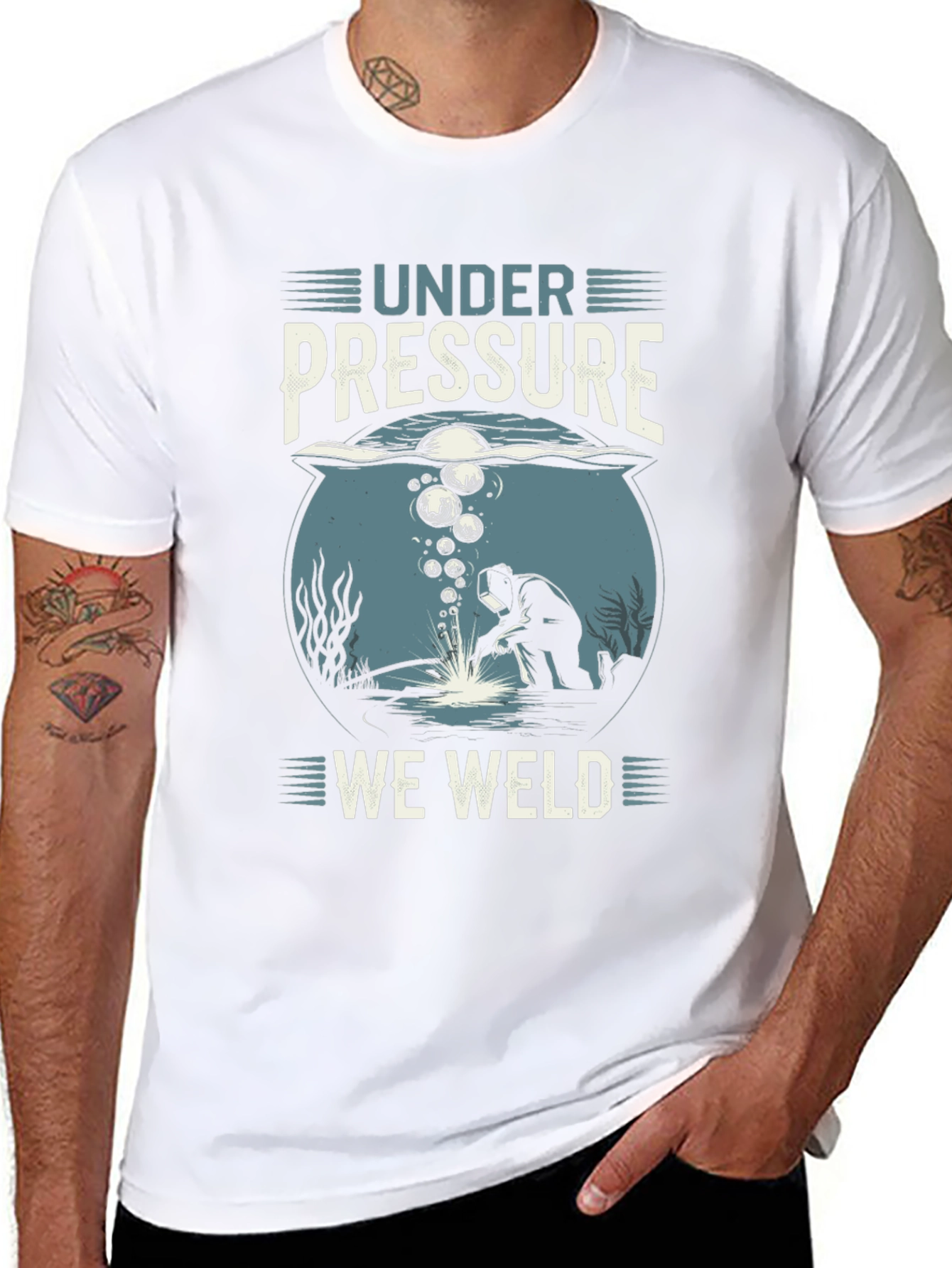Under Pressure We Weld T-Shirt