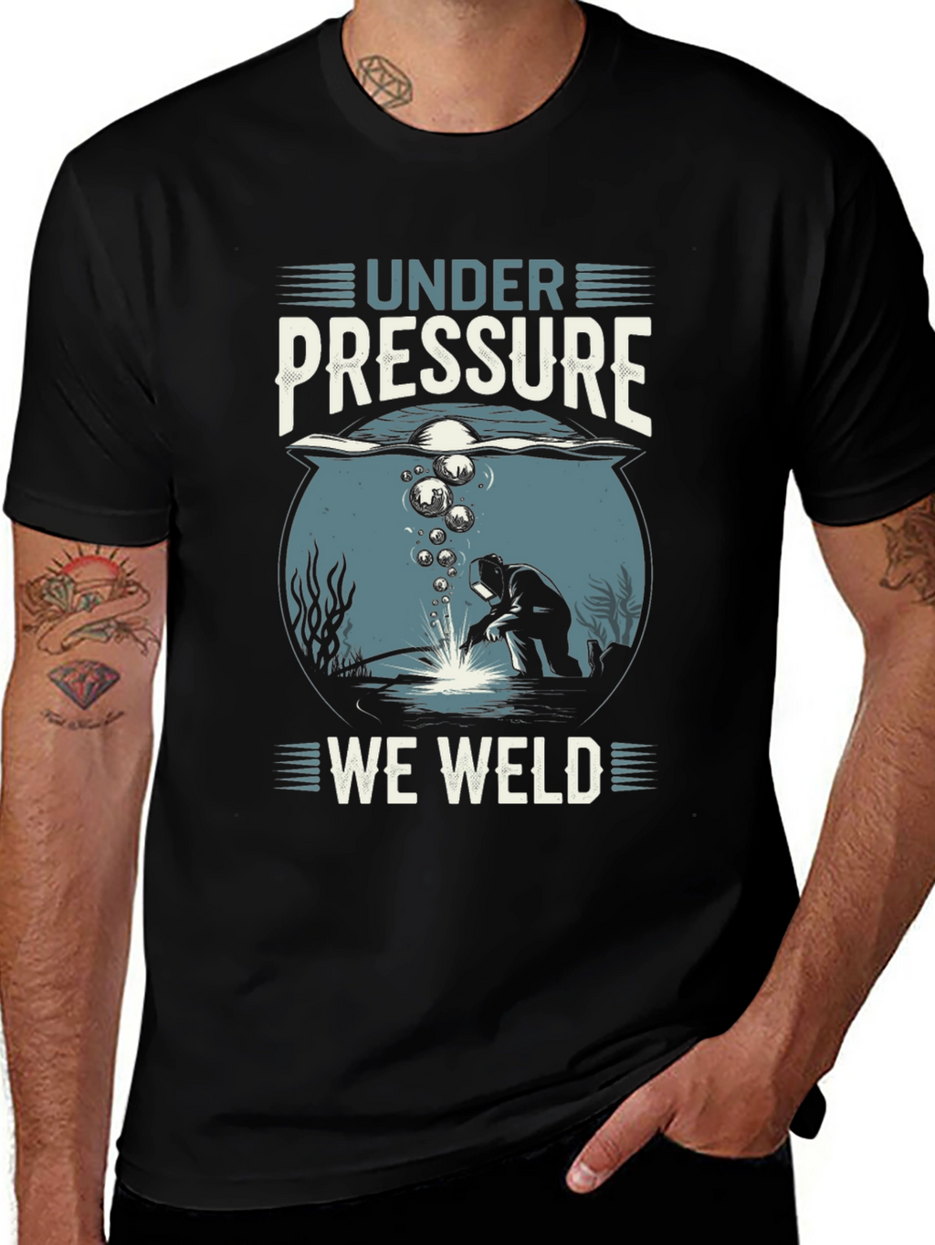 Under Pressure We Weld T-Shirt