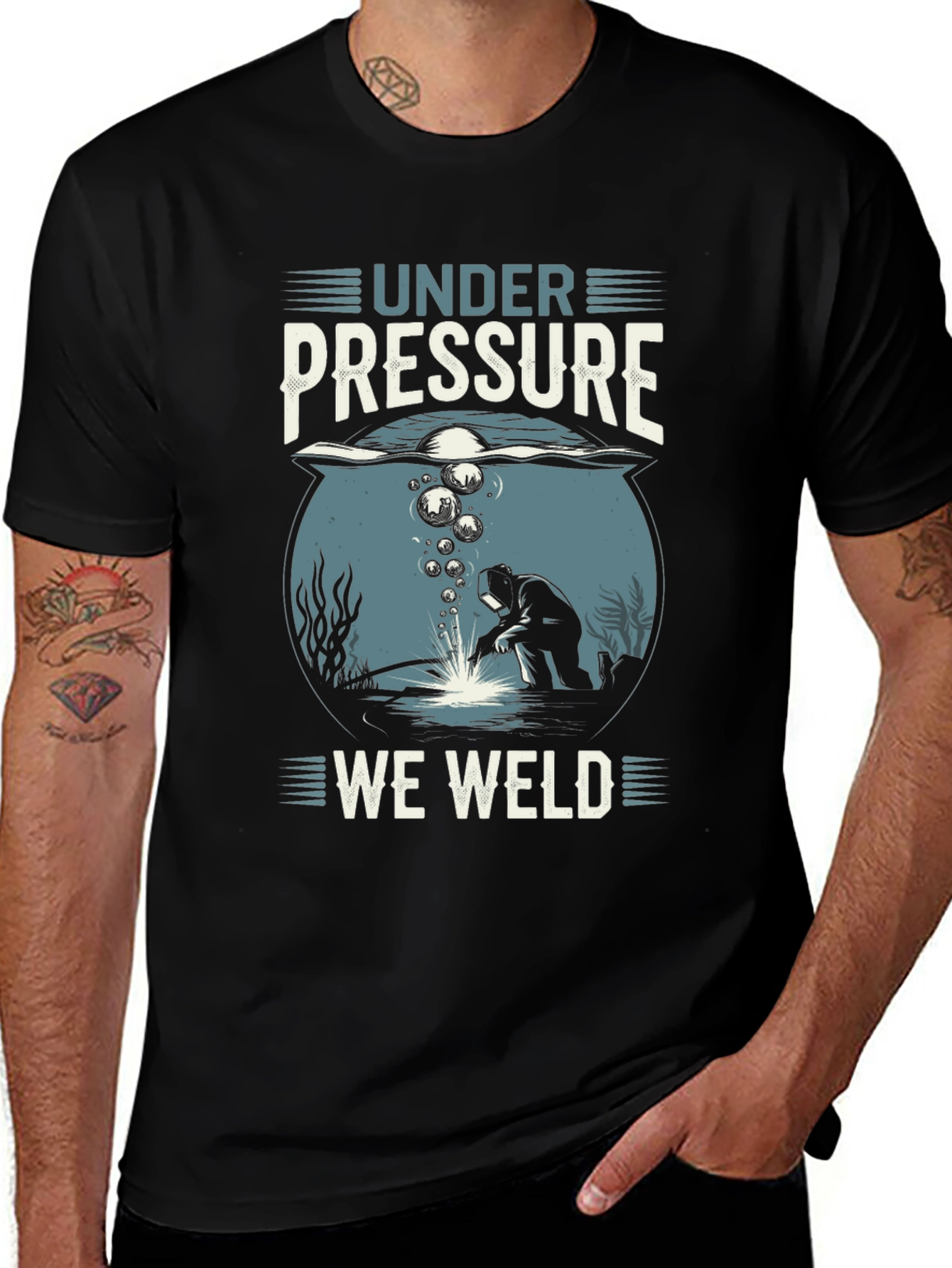 Under Pressure We Weld T-Shirt