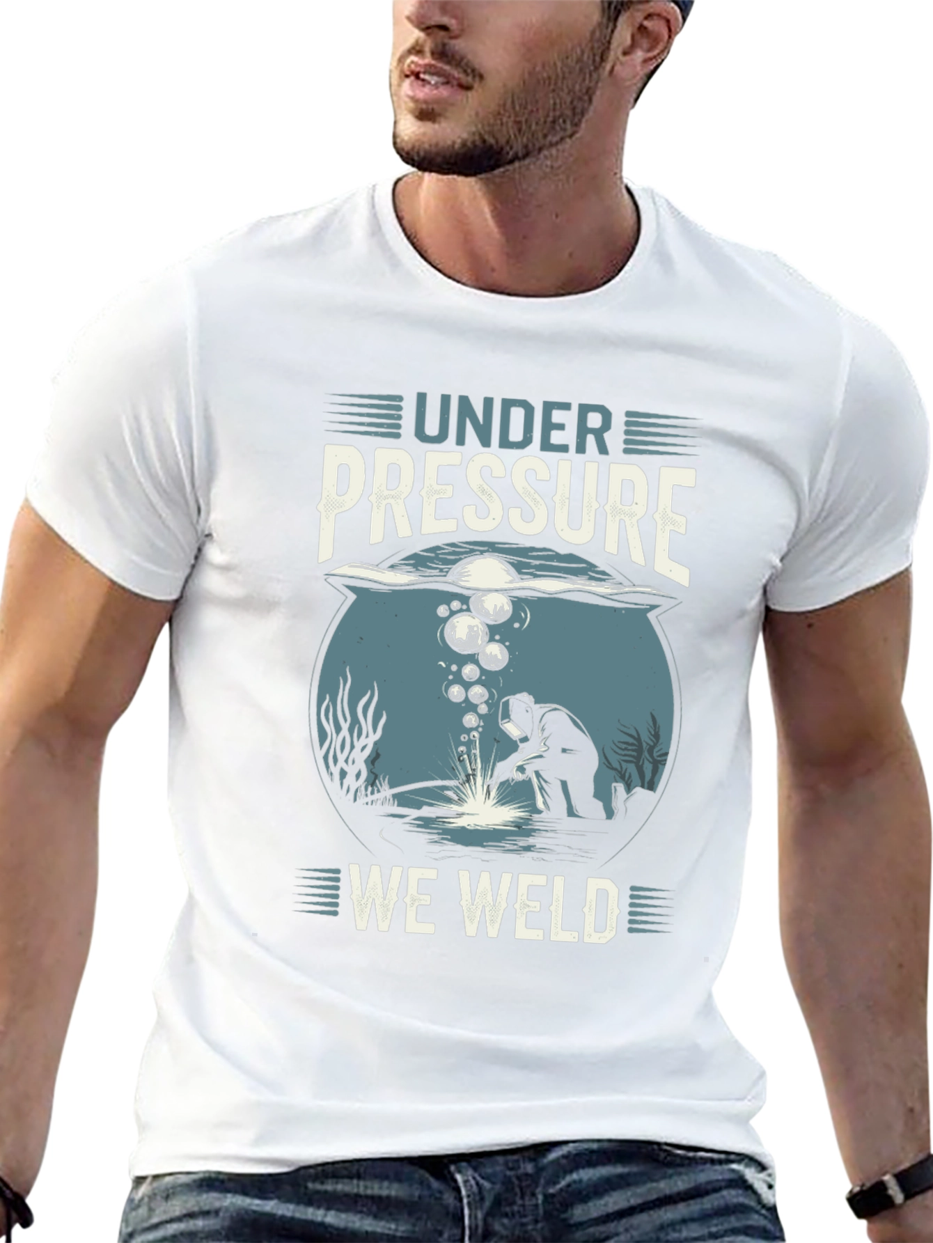 Under Pressure We Weld T-Shirt