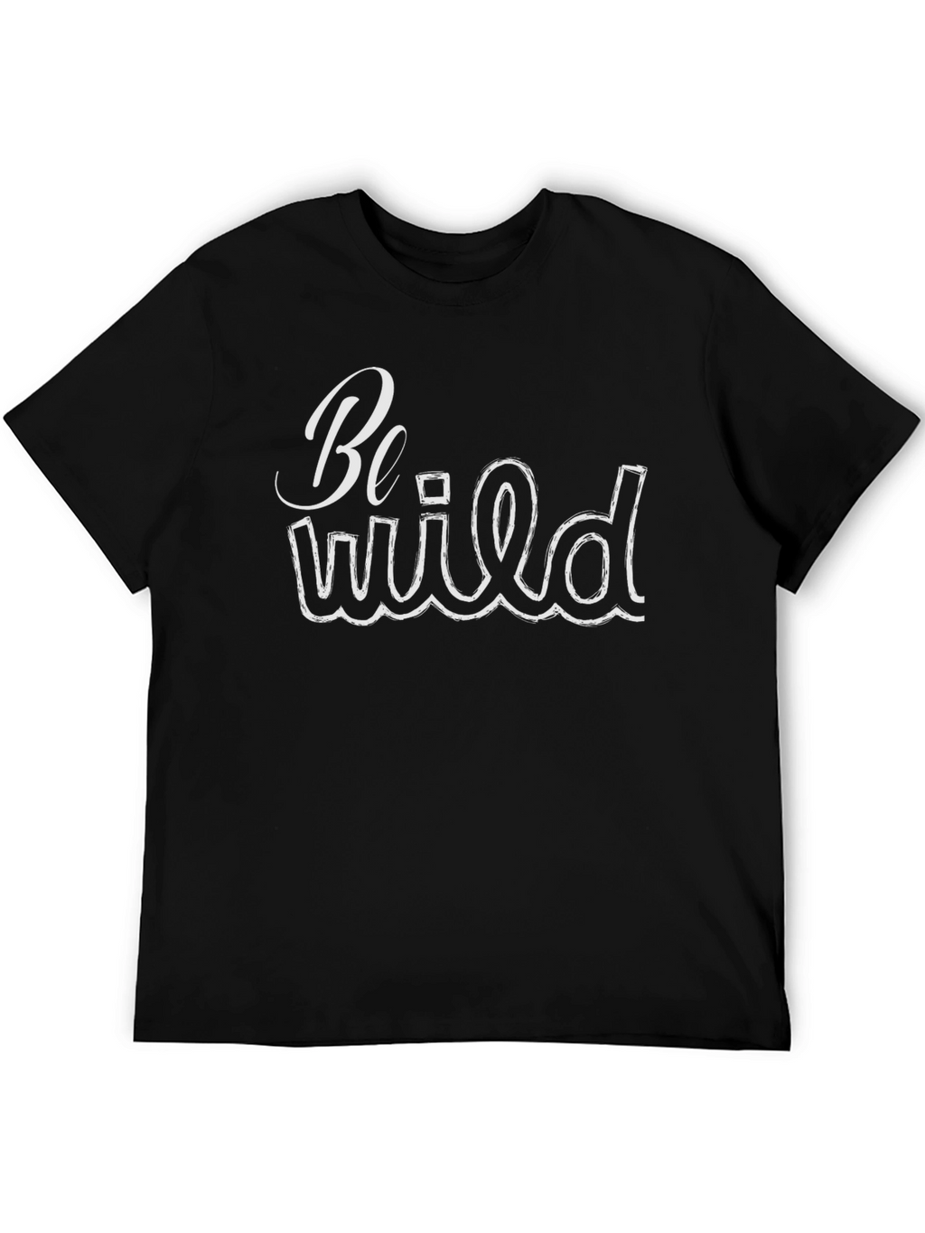 Be Wild Graphic T-Shirt - Black