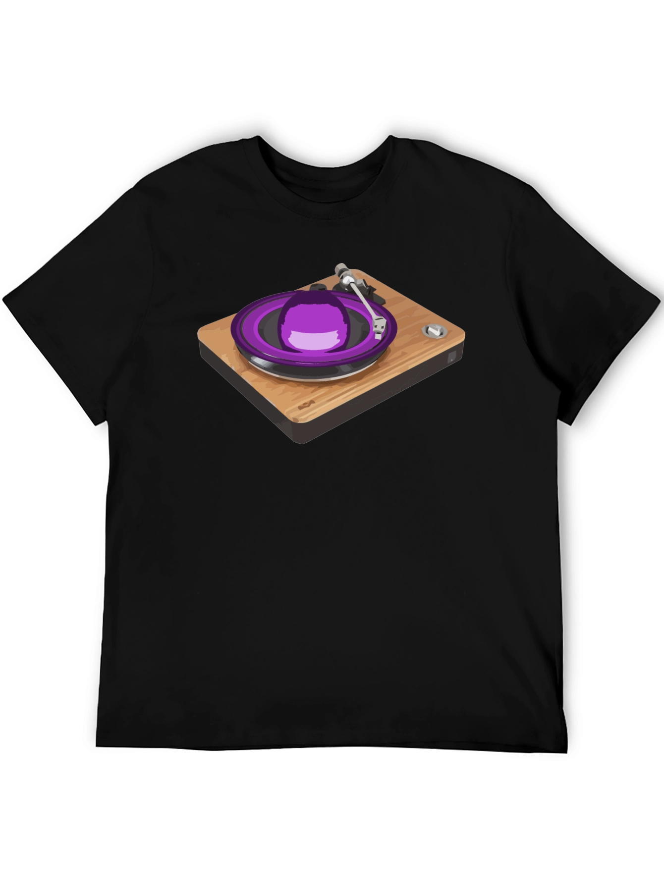 Retro Turntable Graphic Tee - DJ Music Lover Shirt