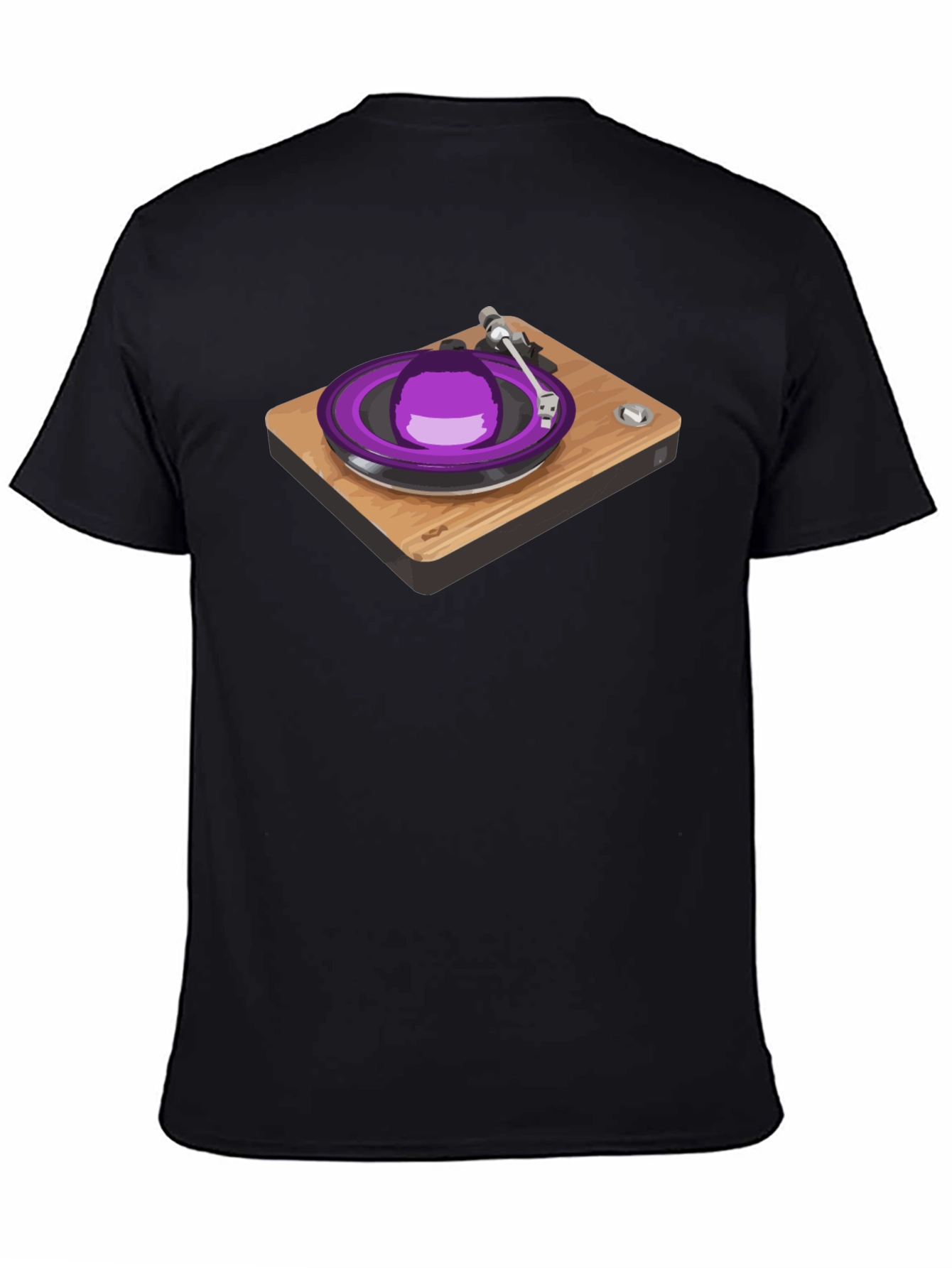Retro Turntable Graphic Tee - DJ Music Lover Shirt