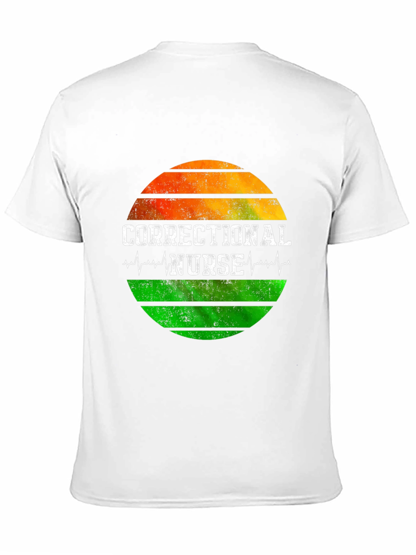 Correctional Nurse Sunset Graphic Tee