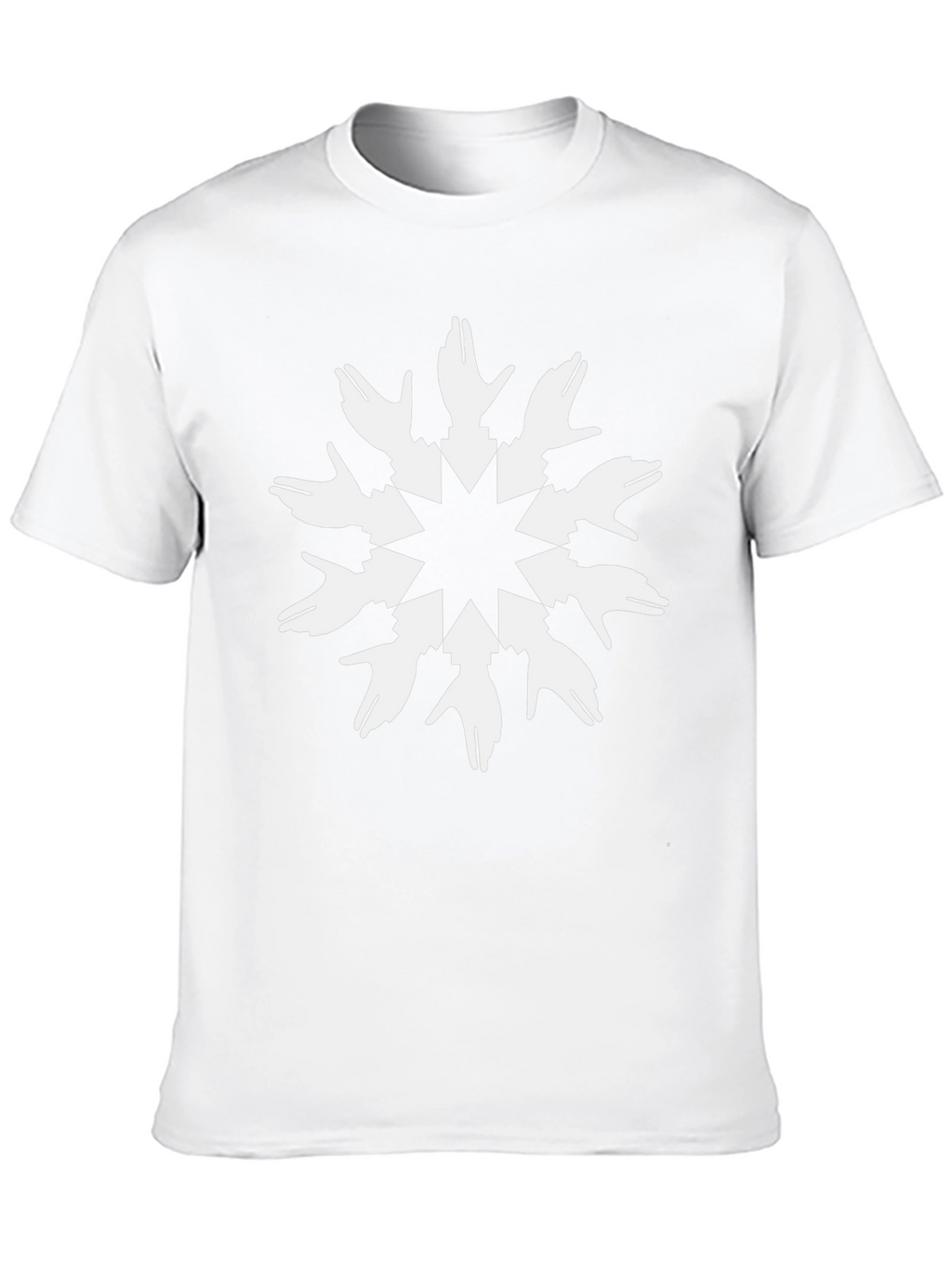 Geometric Hand Graphic Black T-Shirt