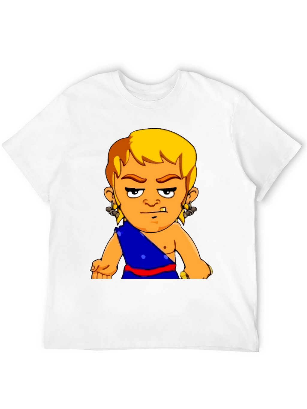 Funny Cartoon Character Graphic T-Shirt
