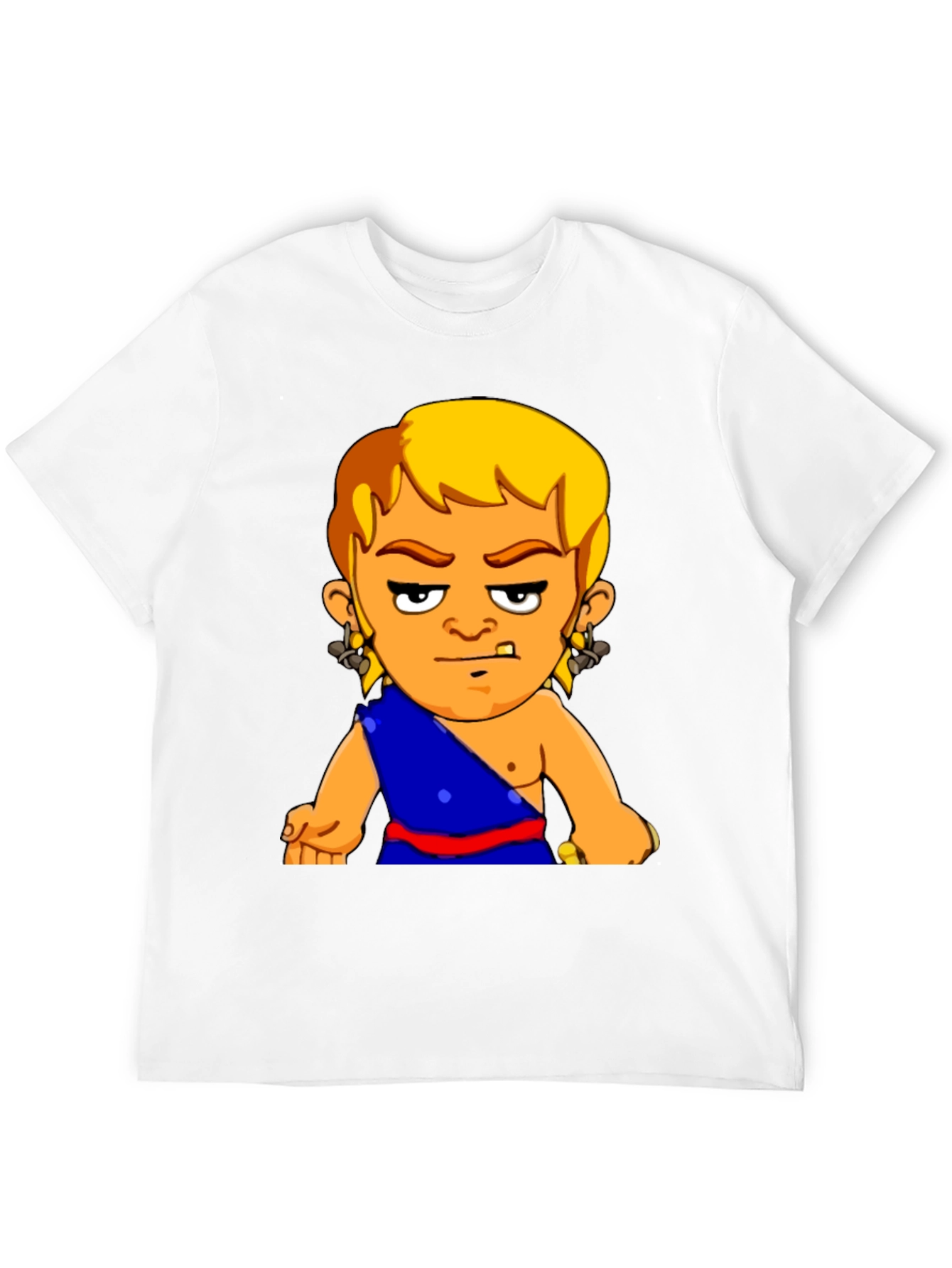 Funny Cartoon Character Graphic T-Shirt