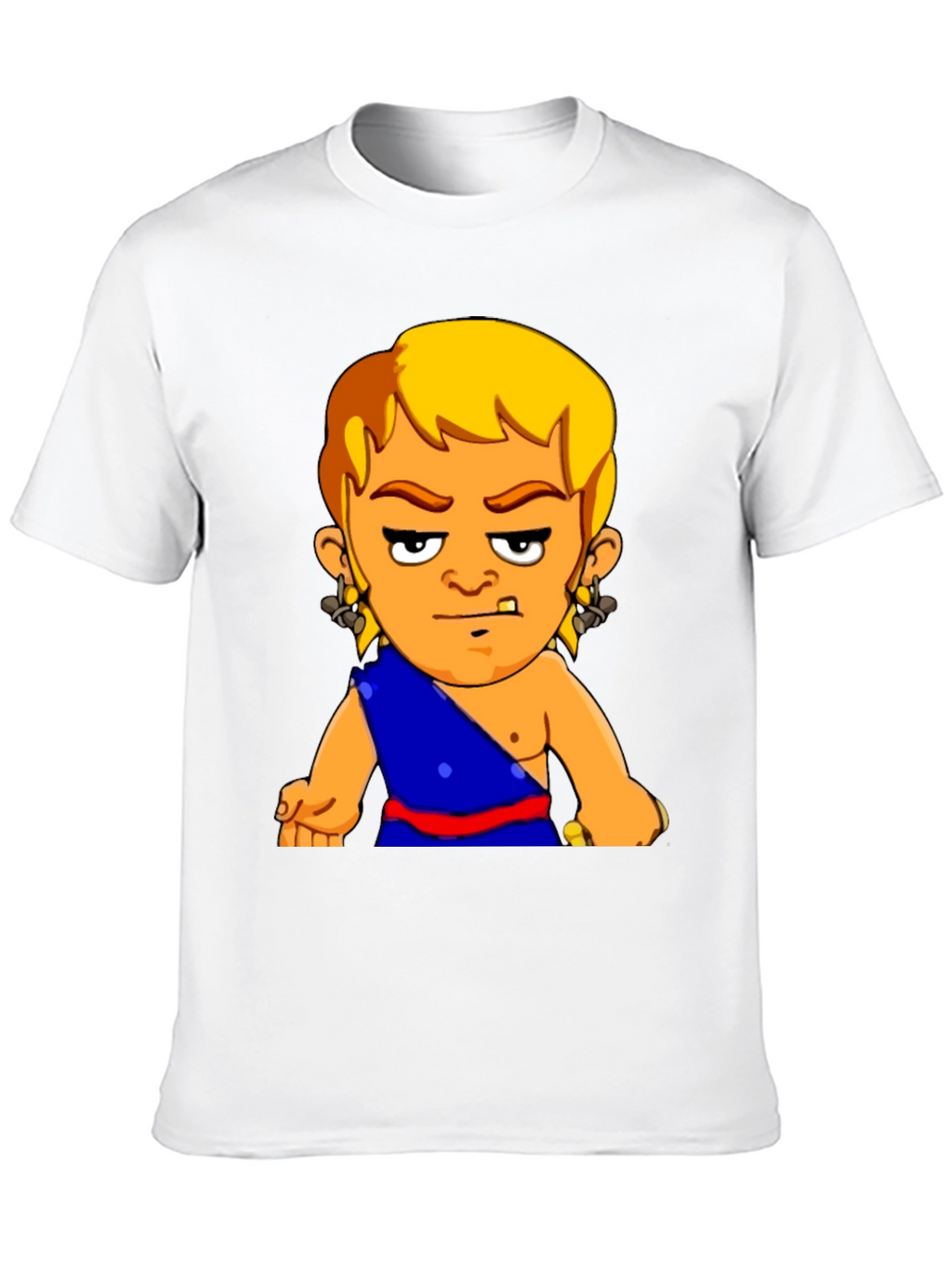 Funny Cartoon Character Graphic T-Shirt