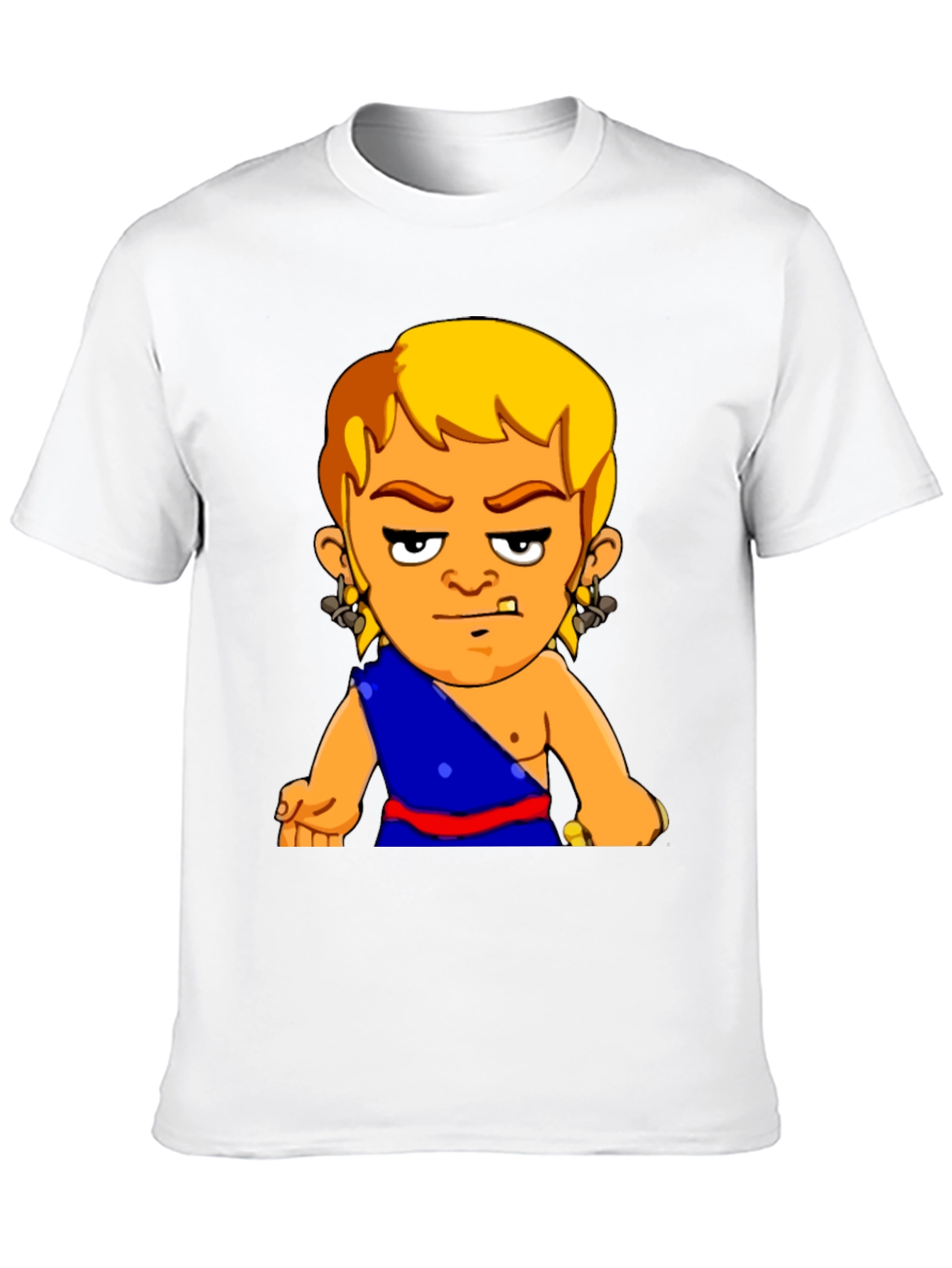Funny Cartoon Character Graphic T-Shirt