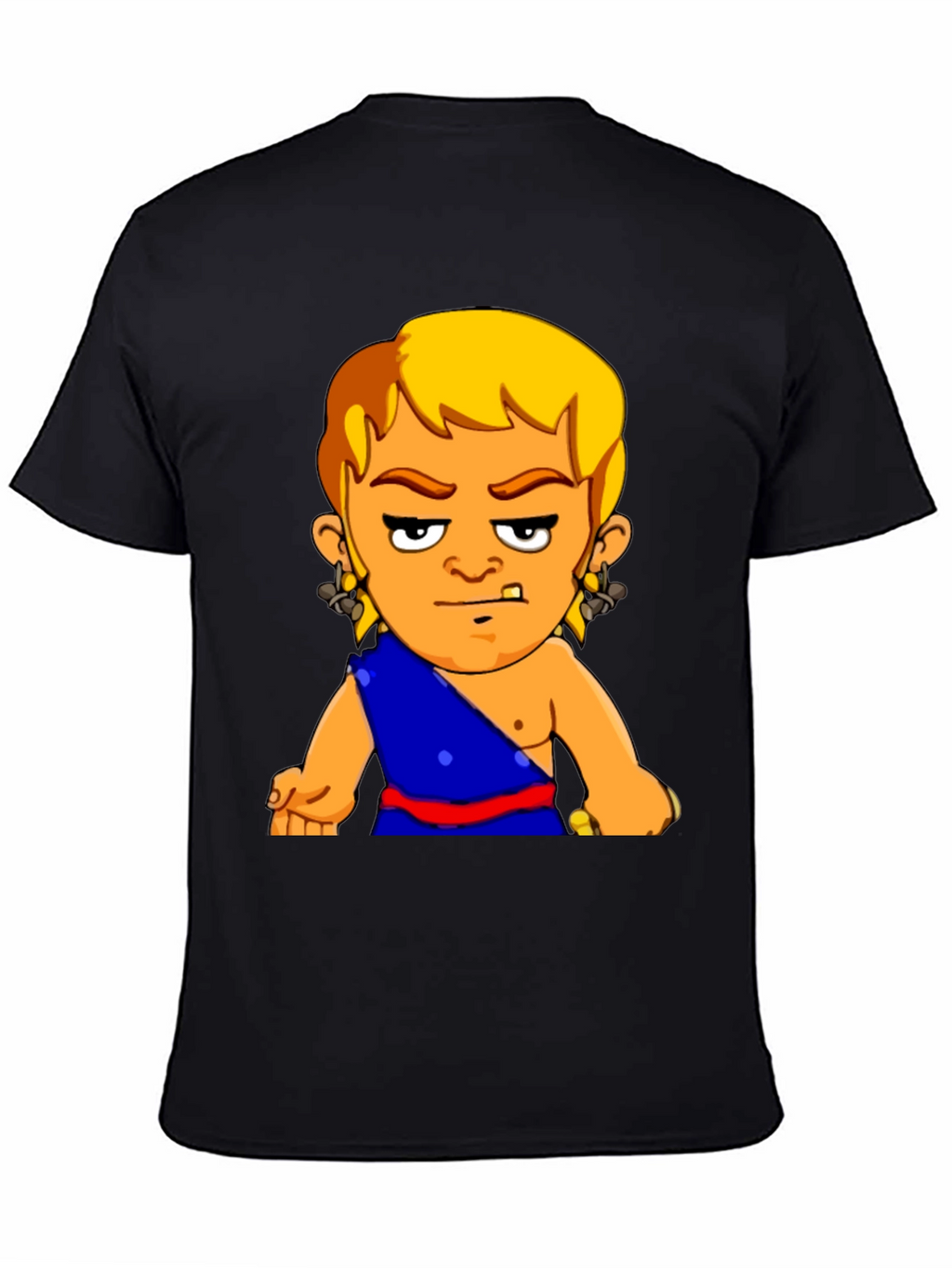 Funny Cartoon Character Graphic T-Shirt