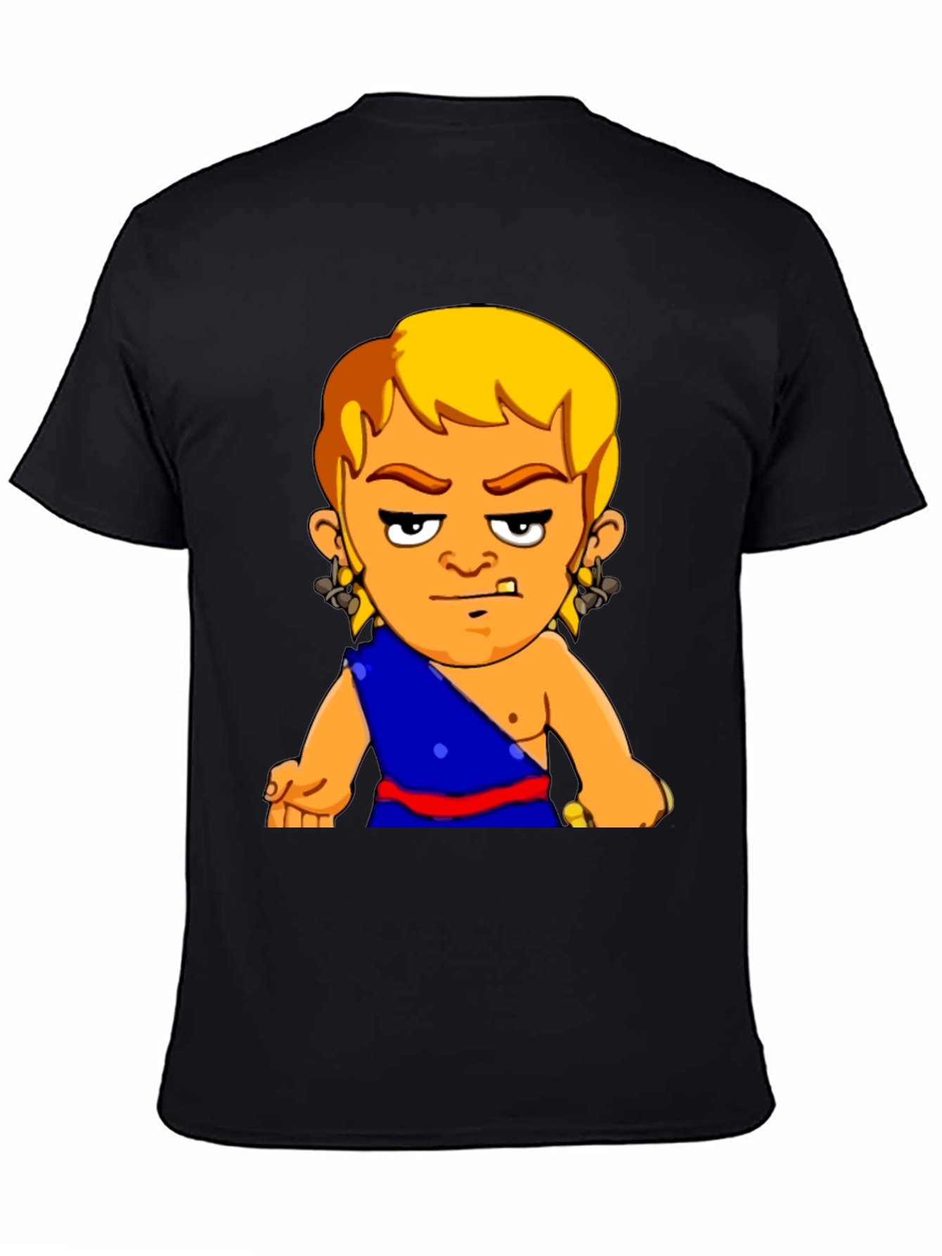 Funny Cartoon Character Graphic T-Shirt