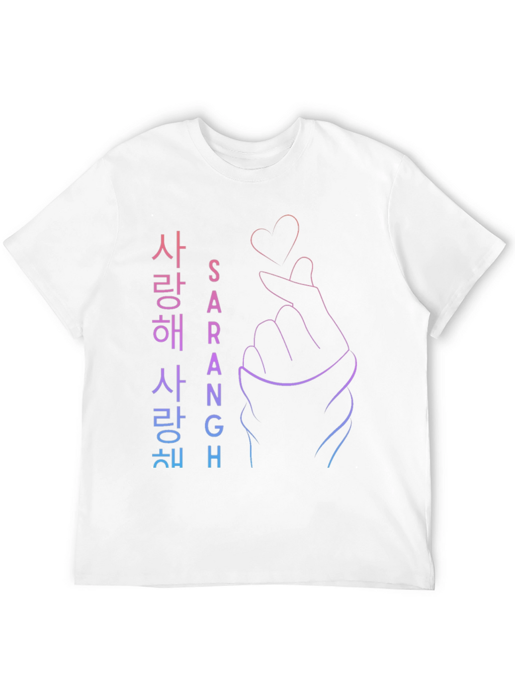Saragh Korean Love Sign T-Shirt