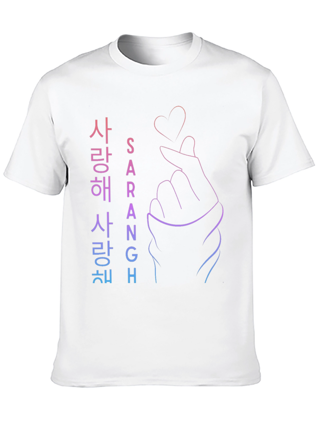 Saragh Korean Love Sign T-Shirt