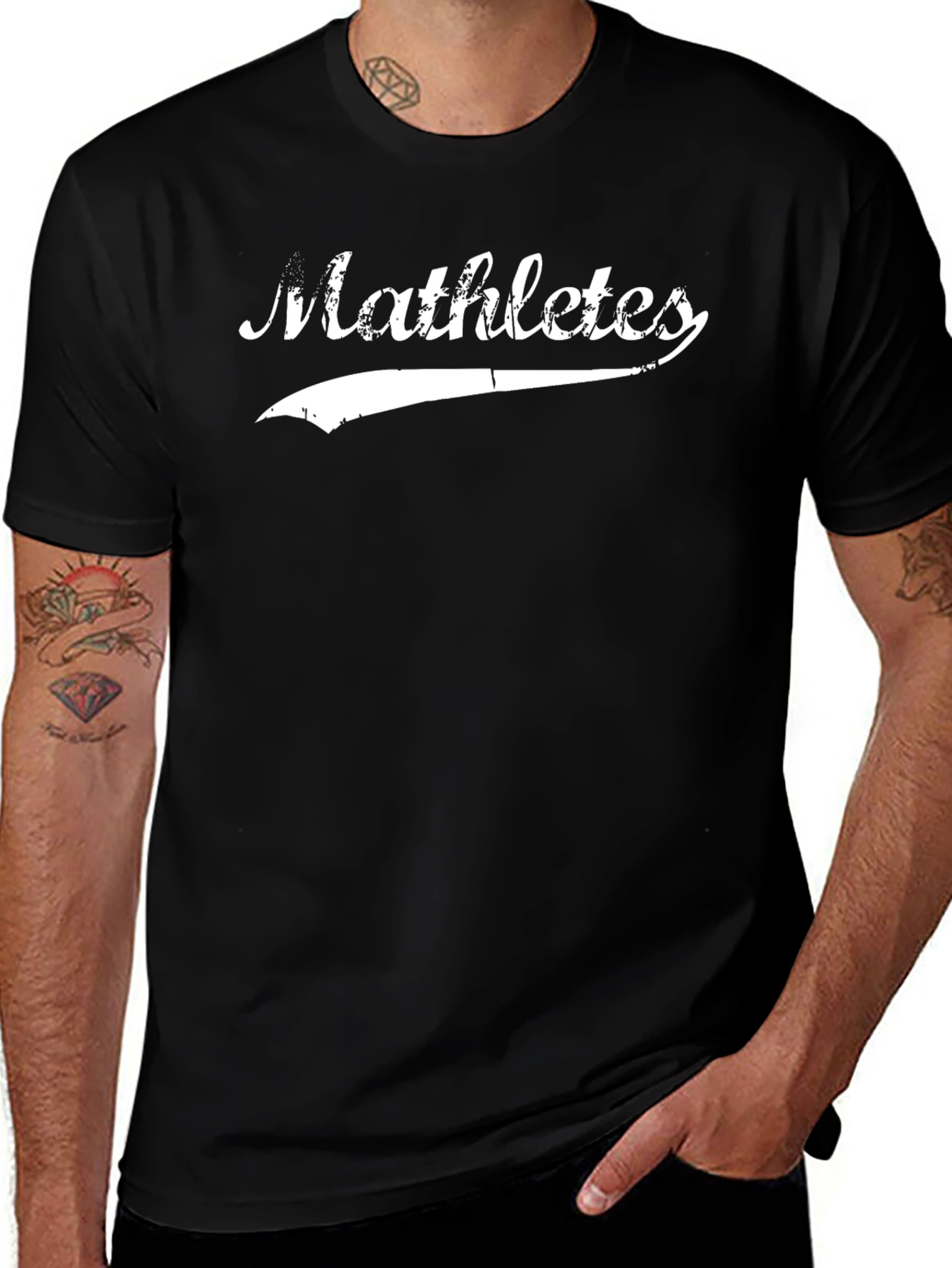 Mathletes T-Shirt - Black Cotton Blend