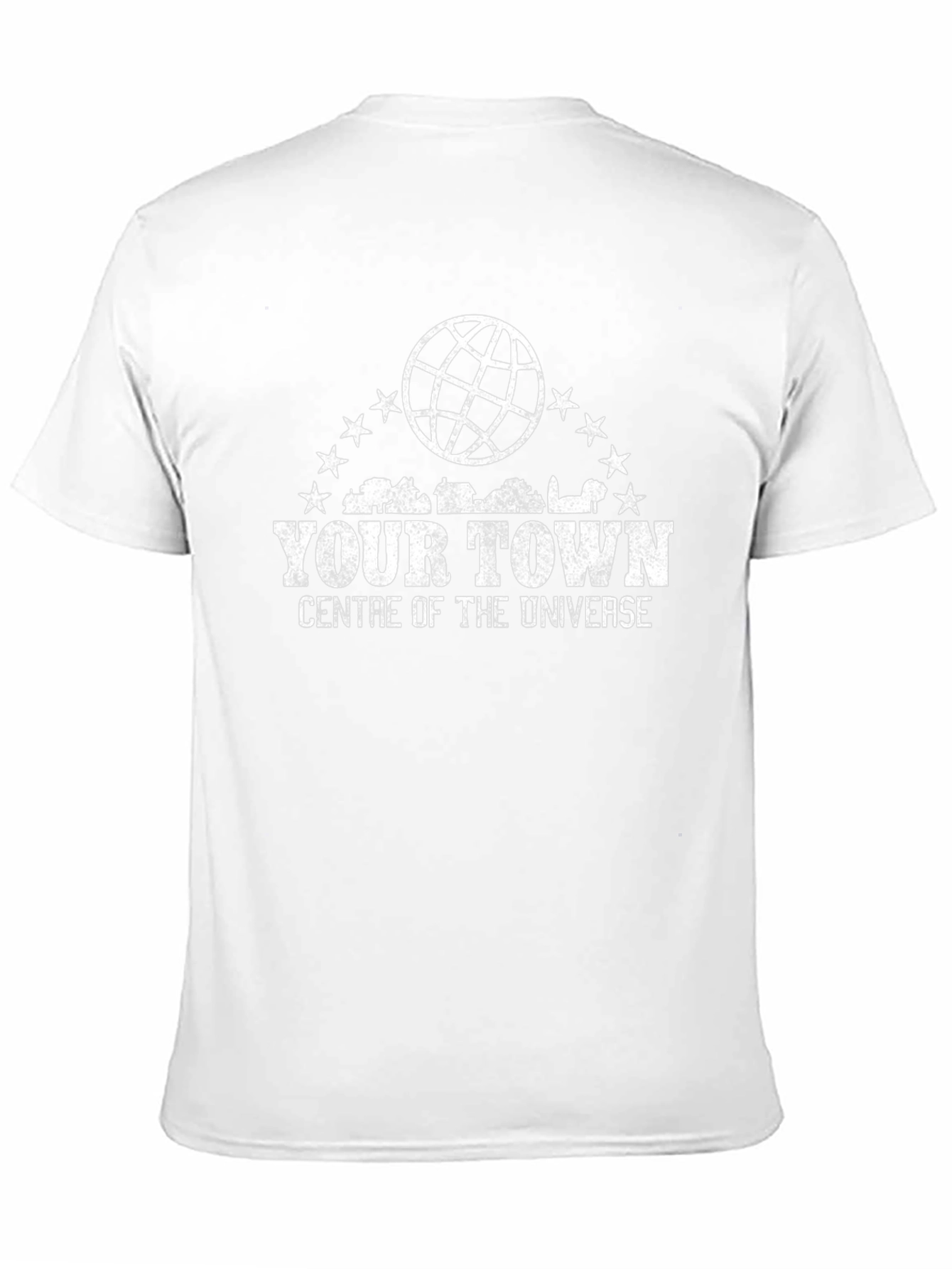 Your Town Centre of the Universe Black T-Shirt